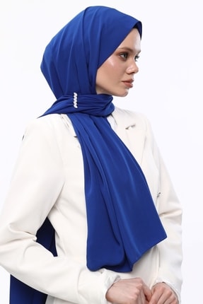 Kristal Taşlı Eşarp ve Şal Broşu Image 0