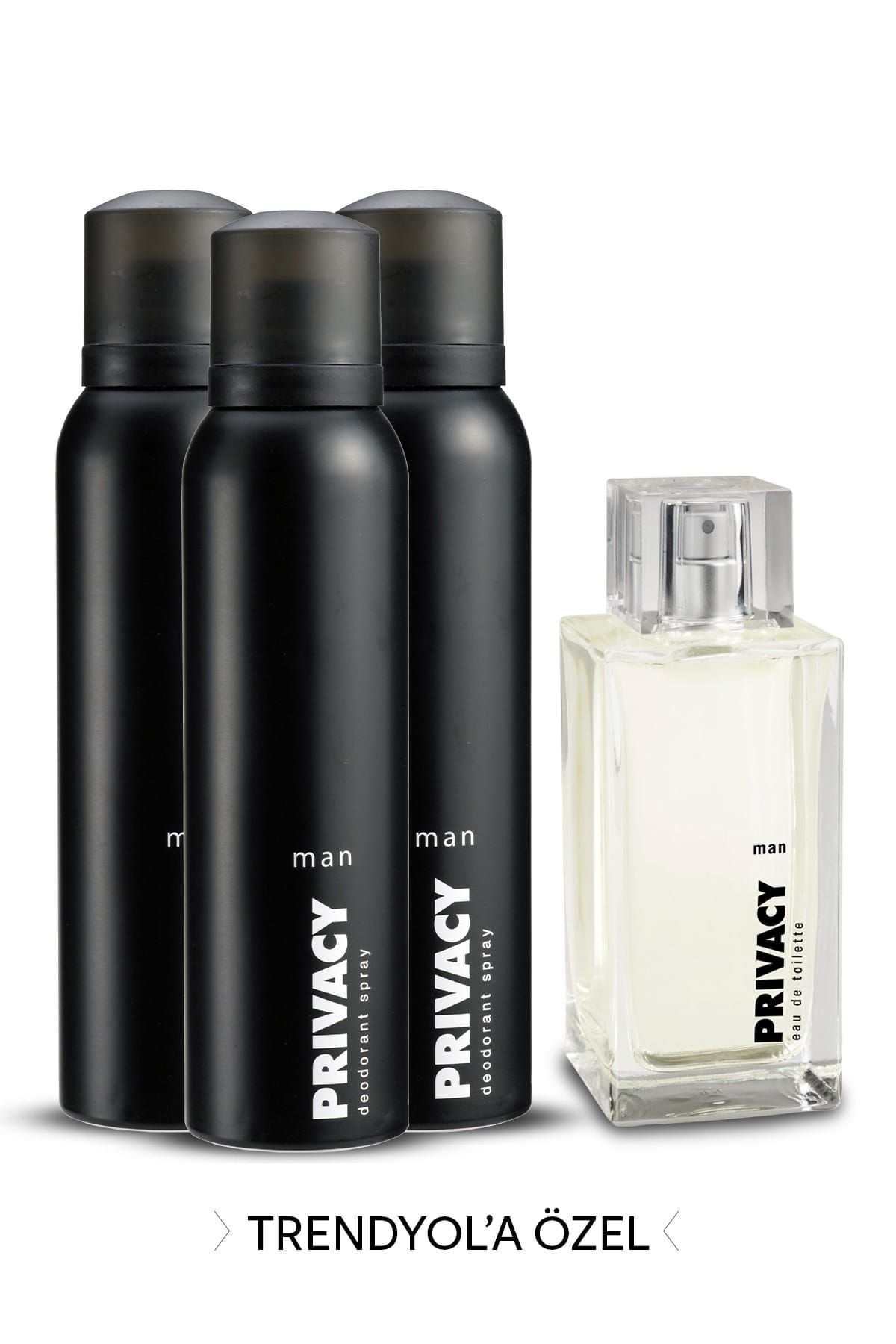 Privacy Edt Erkek Parfümü 100 ml + 3'Lü Deodorant 150 ml 507637-2