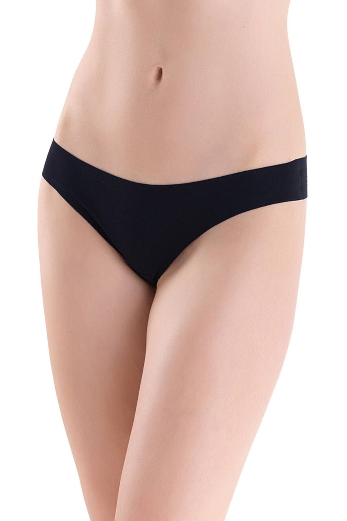 Blackspade 1370 Kadın Invisible Görünmez Slip - Siyah - M