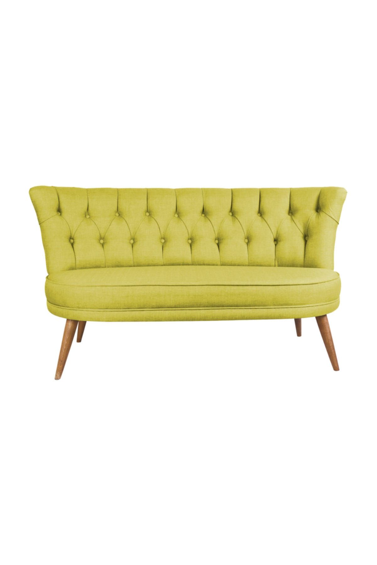 Ze10 Design Richland  Loveseat İkili Kanepe Fıstık Yeşili