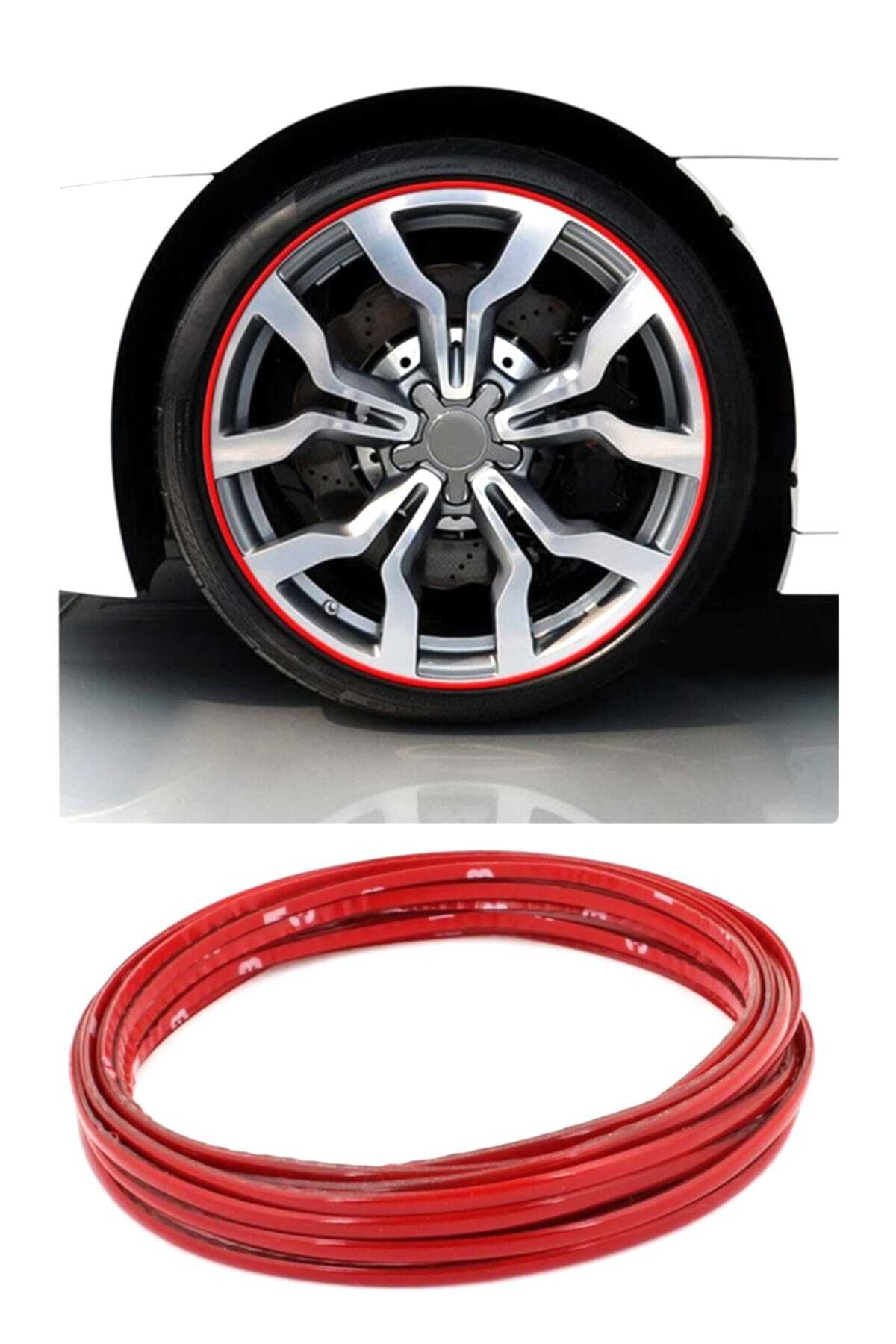 ModaCar 9 MM Jant Çevresine Sportif Kırmızı Şerit 422400