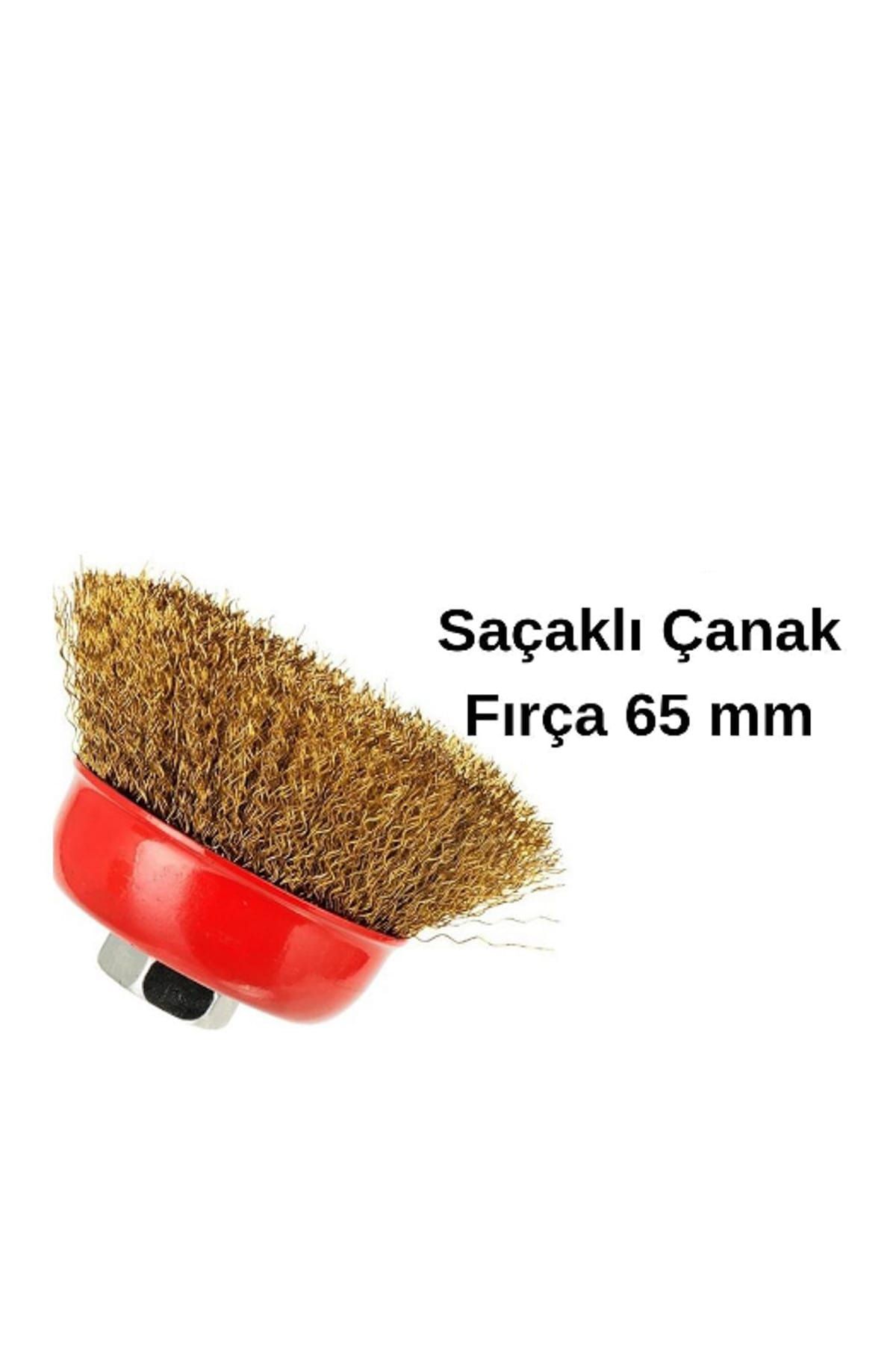 Tomax Saçaklı Çanak 65 mm Pas Temizleme Çapak Alma Fırça