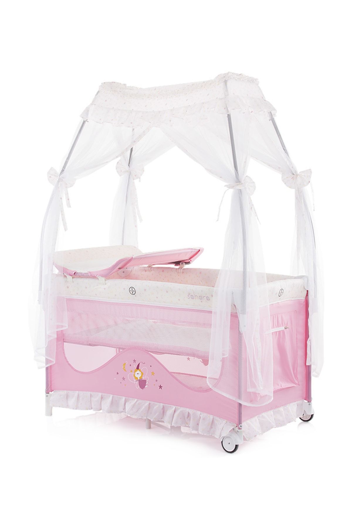 chipolino sahara cibinlikli park yatak pink mist fiyati yorumlari trendyol