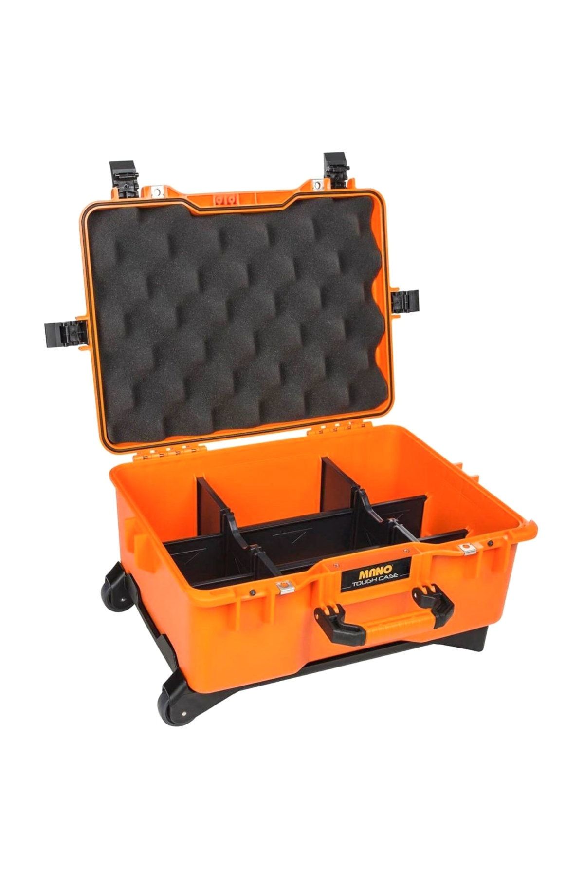 MANO Mtc 460Pl Turuncu - Yumurta Sünger + Plastik Bölmeli Tough Case Pro Takım Çantası