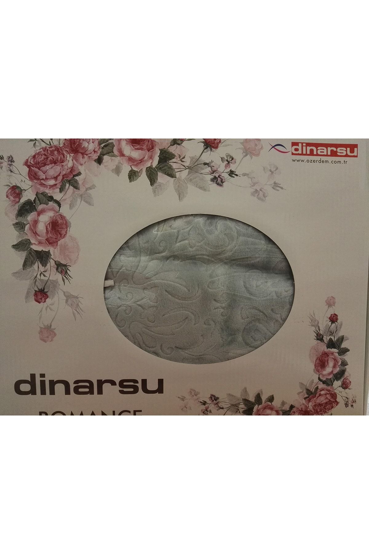 Dinarsu Çift Kişilik Battaniye Romance Embos Vizon Nil