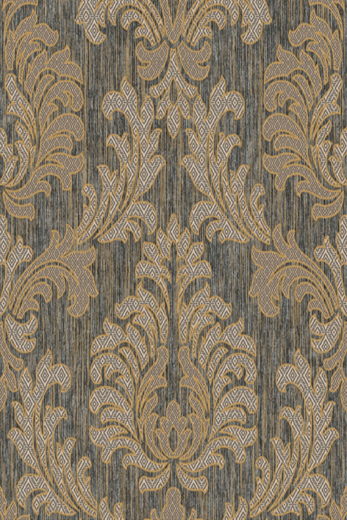 Dekor Harmony 185E Çiçek Damask Desenli Duvar Kağıdı 5,33 M²