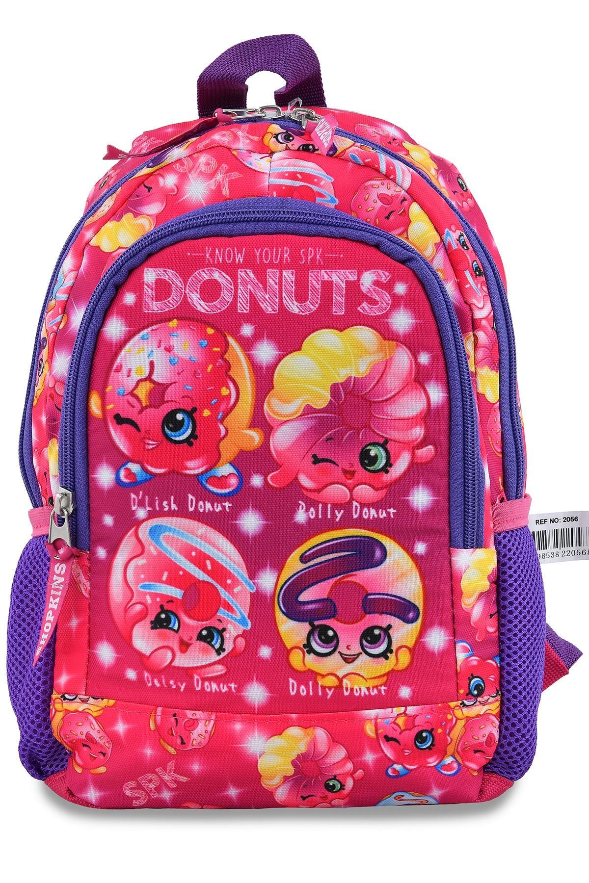 ÜMİT ÇANTA Pembe Kız Çocuk  Okul Çantası shopkınsanaokulucantası2056