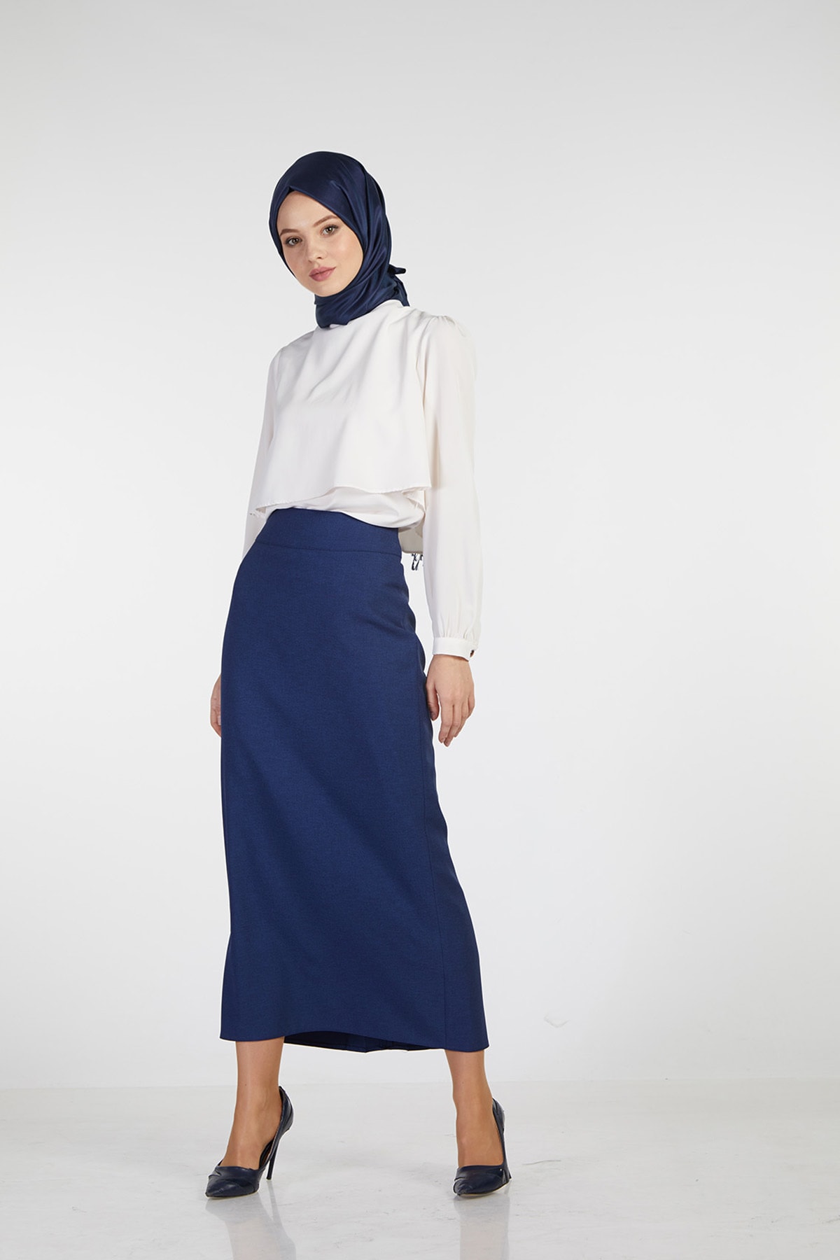 Sitare Kadın İndigo Tina Kalem Etek 19Y5028 19YET19Y5028