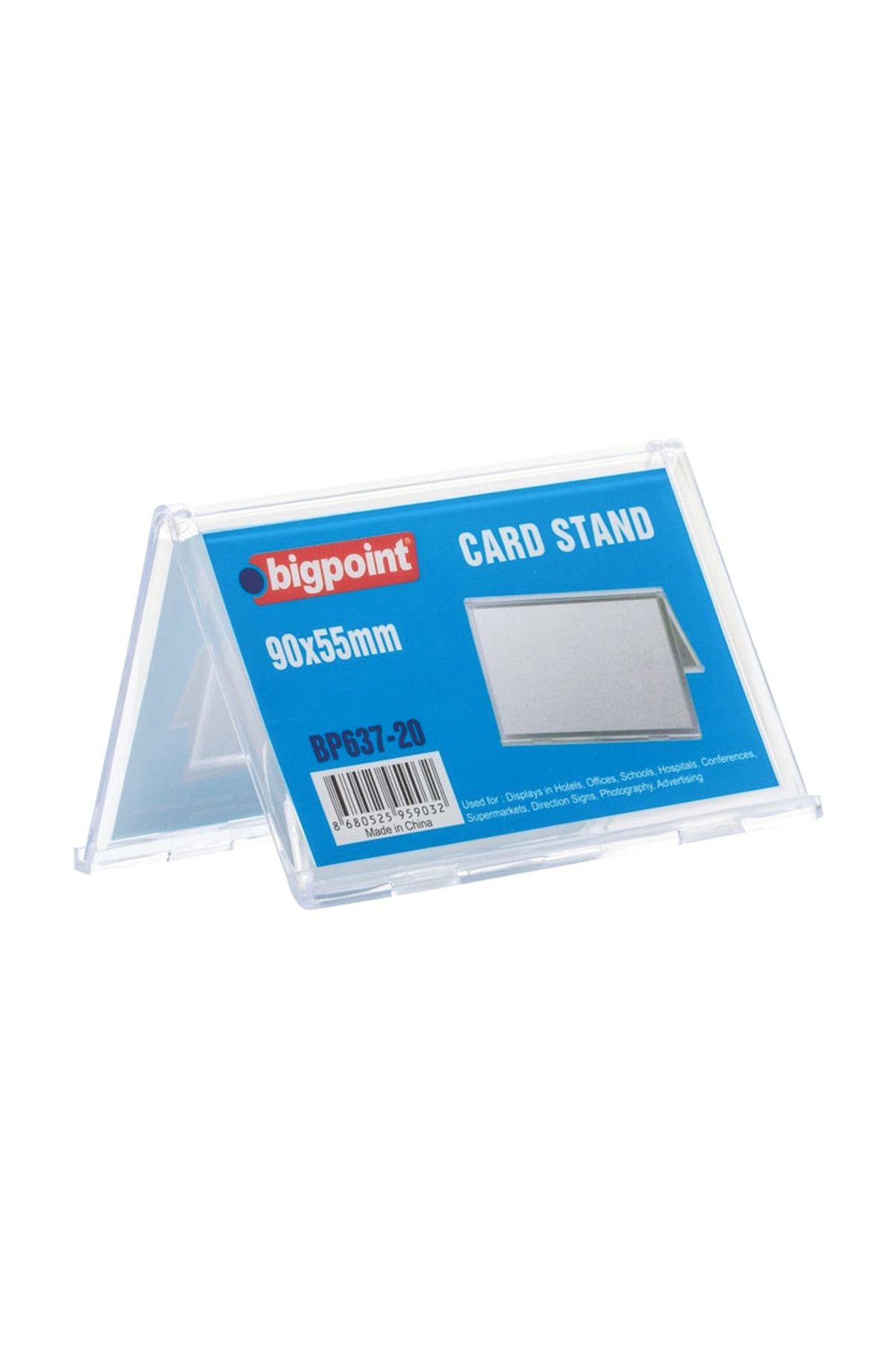 Bigpoint Kart Standı Çift Taraflı 90x55mm