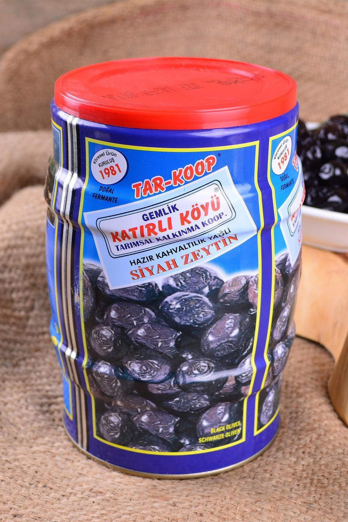 Gurmepark Katırlı Köyü Hazır Kahvaltılık Siyah Zeytin 1 kg