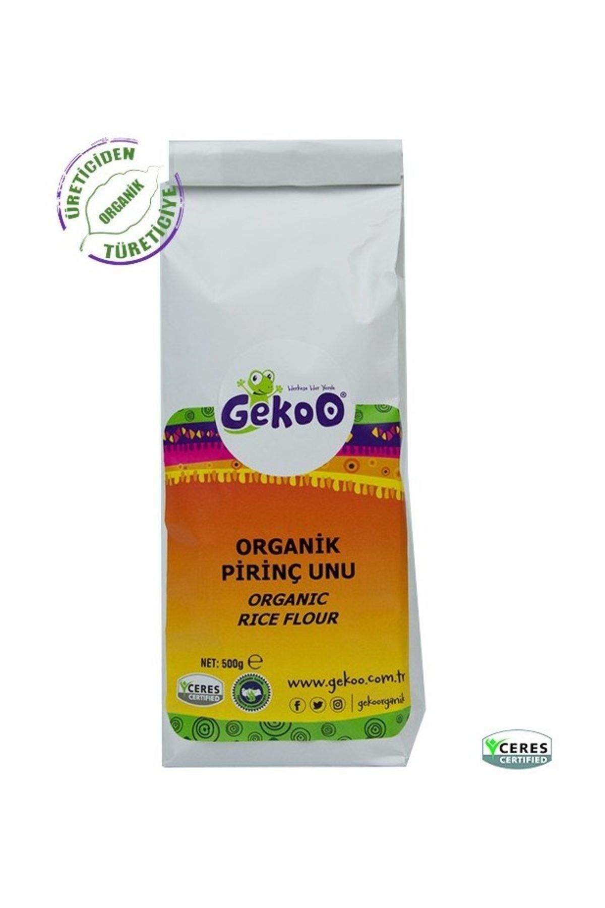 Gekoo Organik Pirinç Unu 500 g