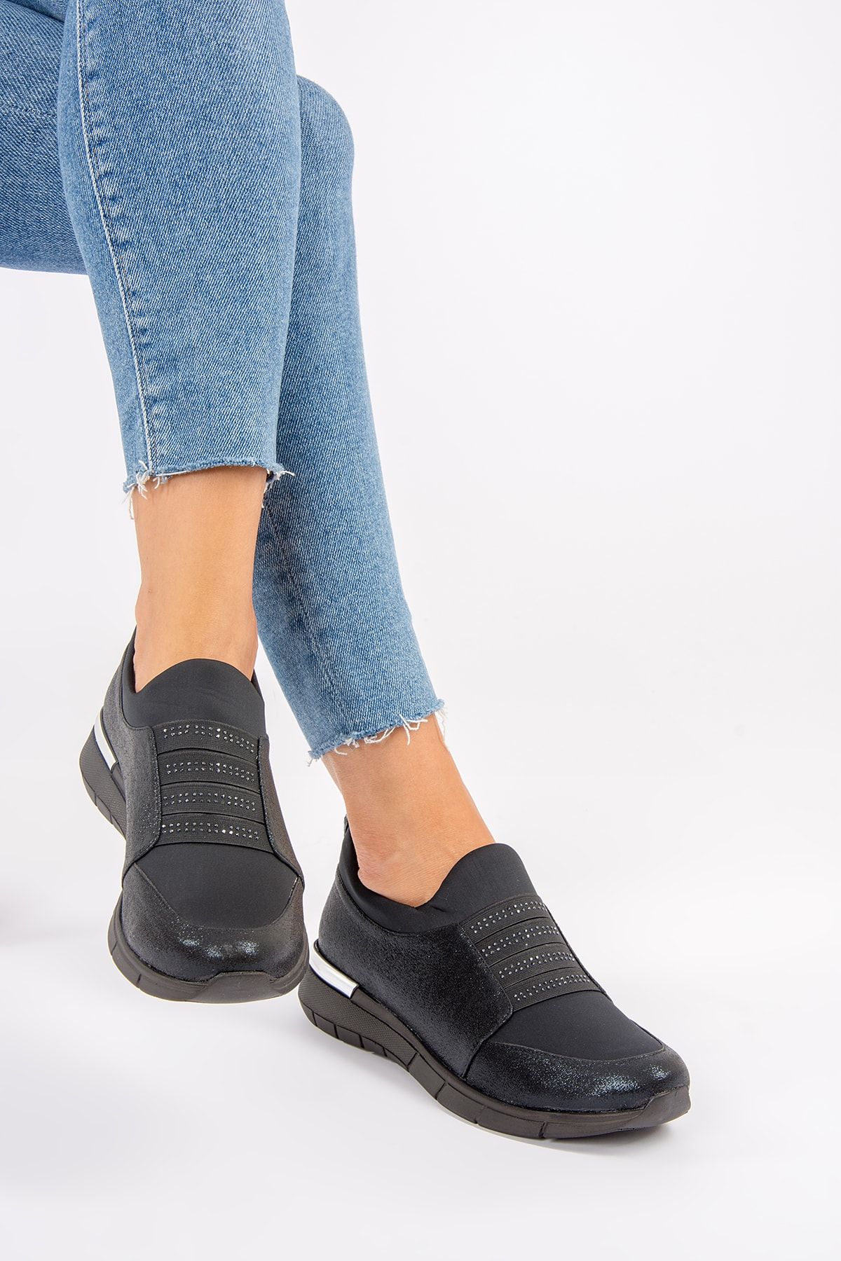 Fox Shoes Siyah Kadın Ayakkabı G274040314