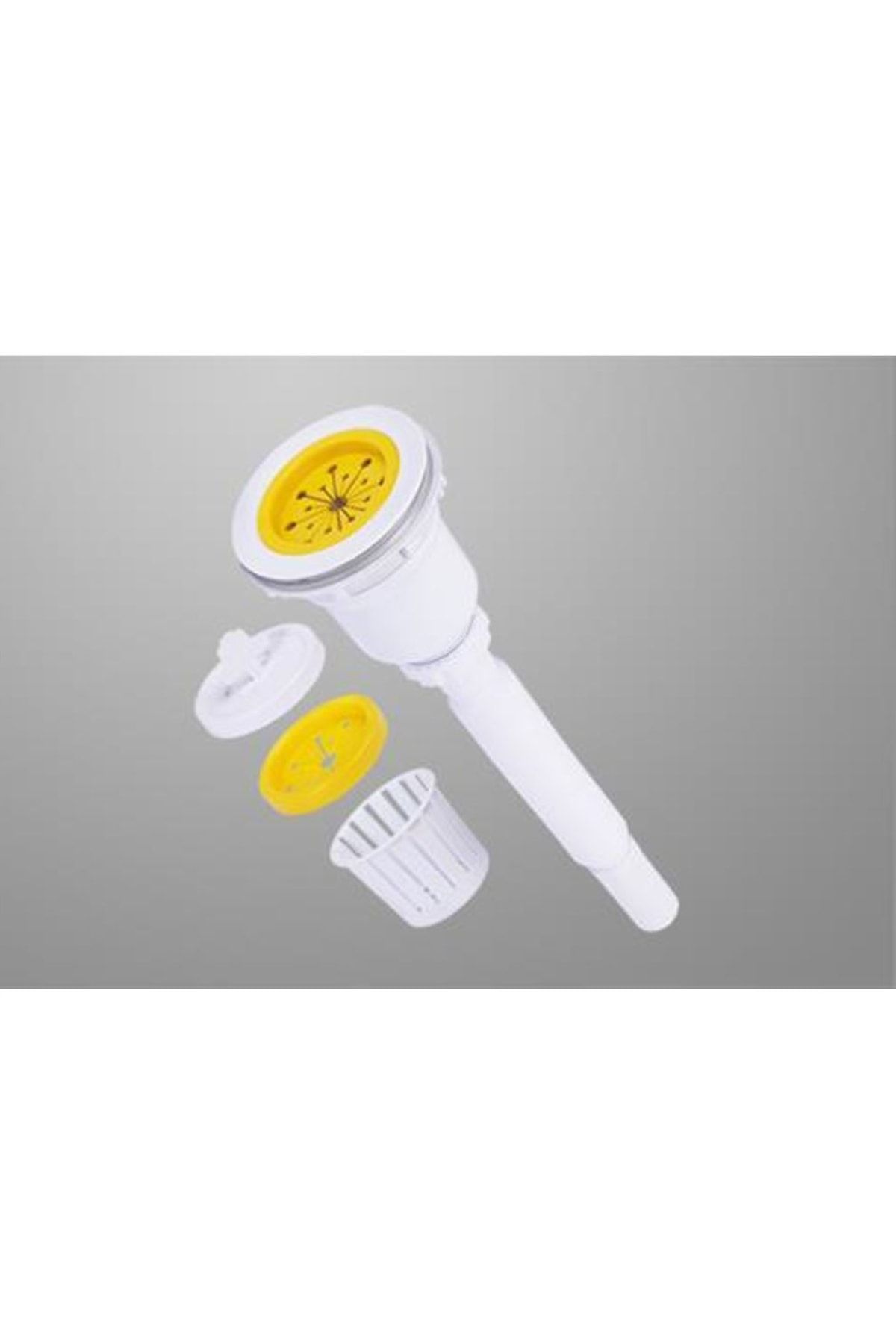 LUX WARES Çöpmak Kafalı Körüklü Büyük Eviye Sifonu 23328399978114228