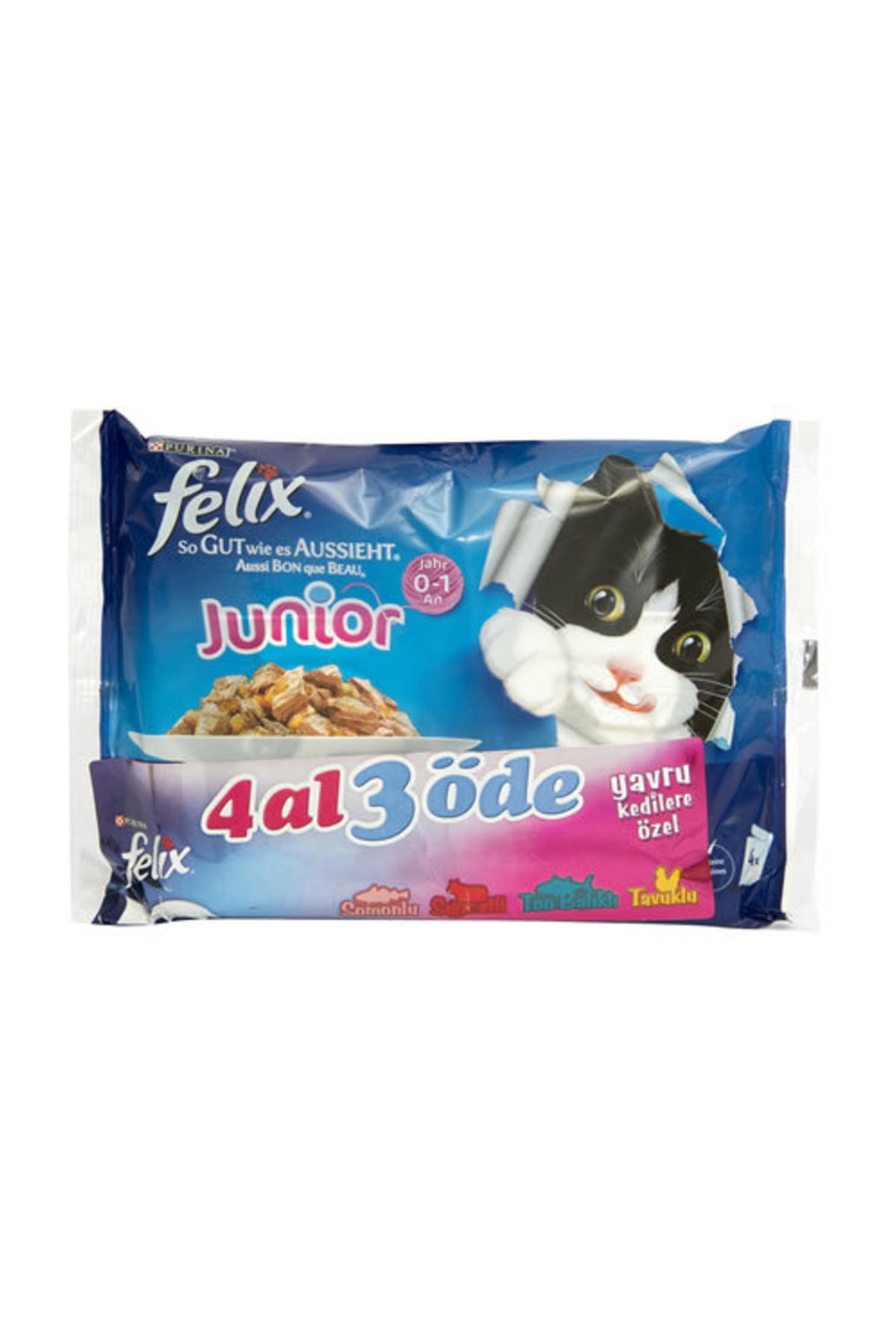 Nestle Junior Ekonomik Paket 4 x 100