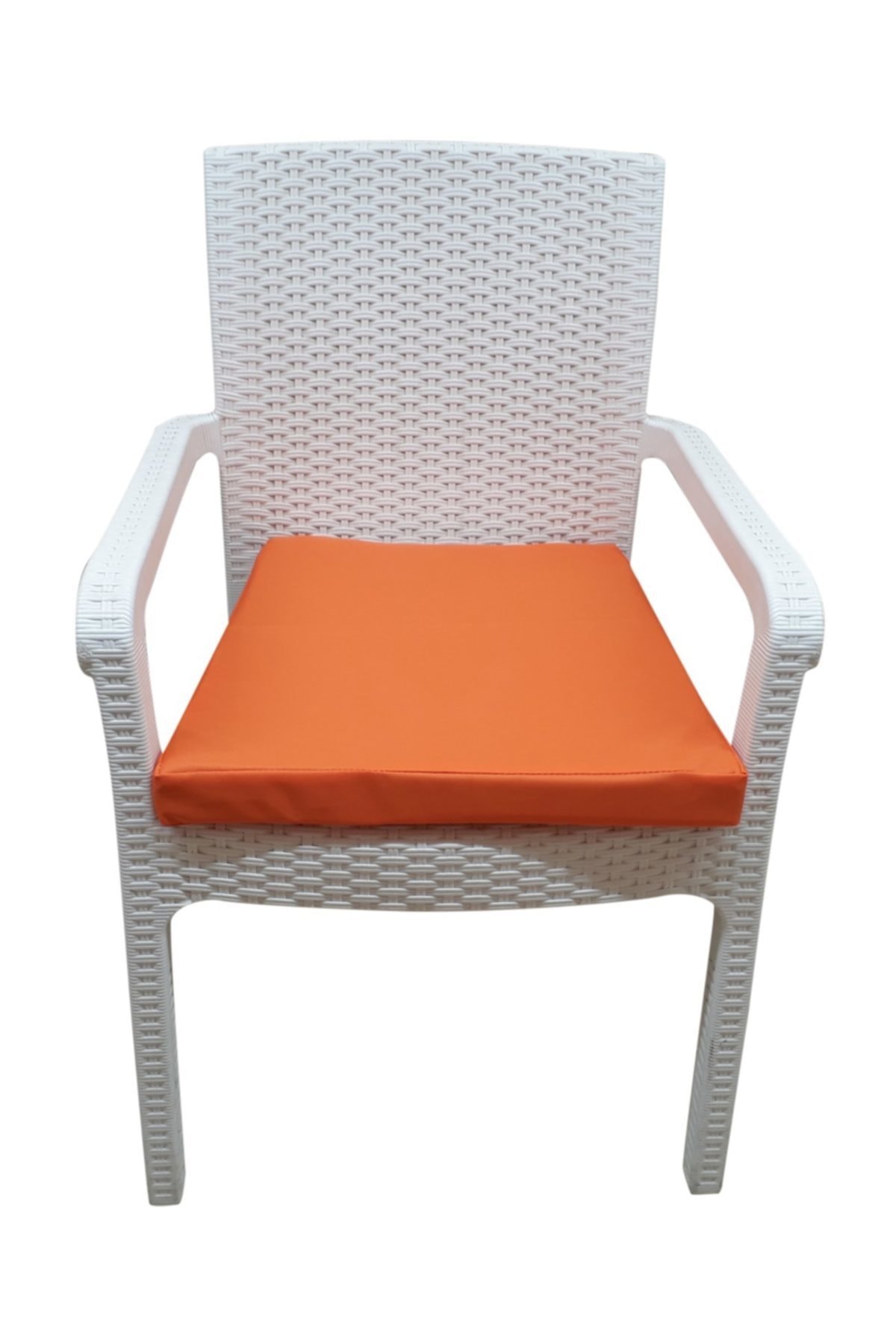 mirzade rattan koltuk minderi su gecirmez kumas 5 cm gri sunger turuncu fiyati yorumlari trendyol