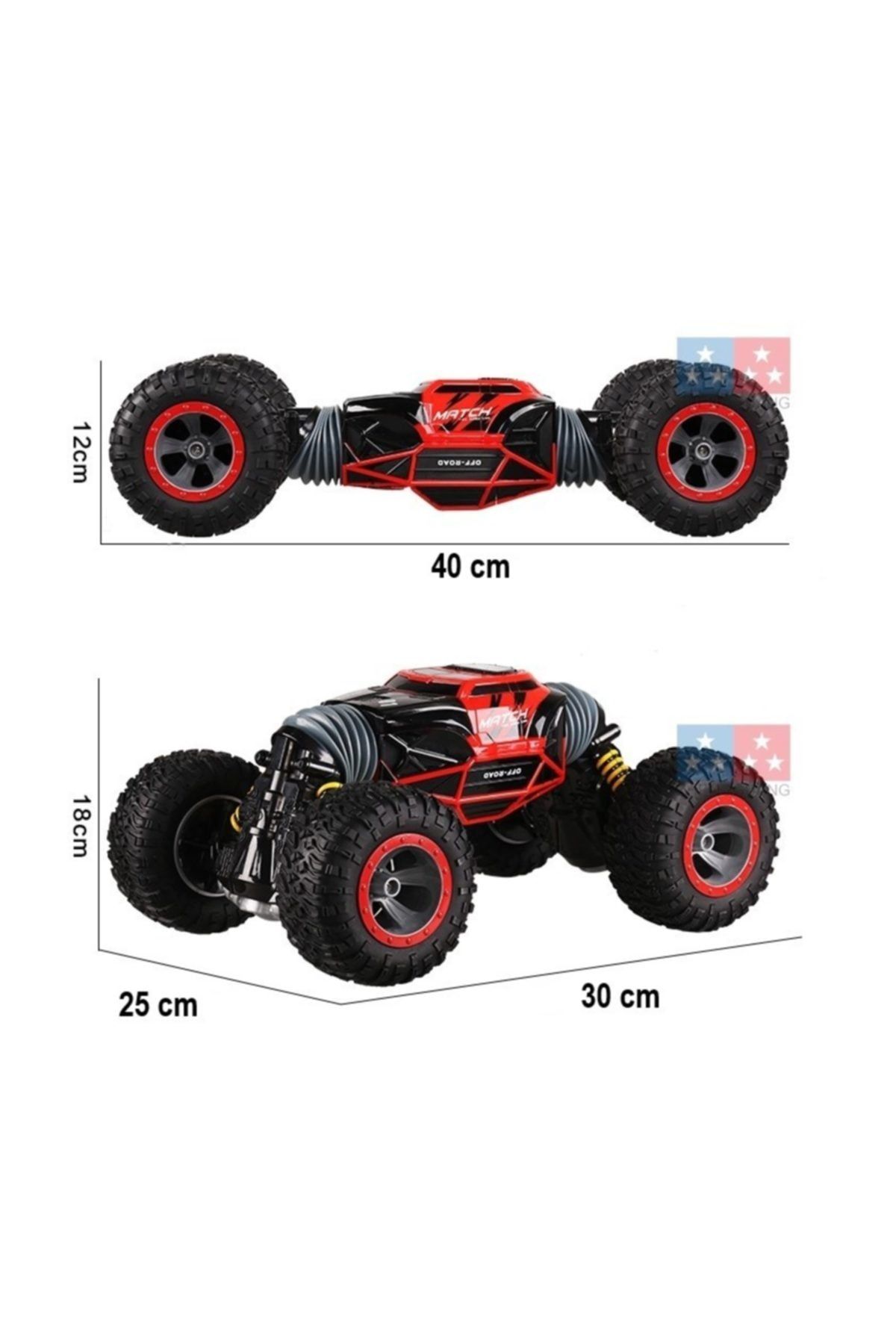 gepettoys ud2170a uzaktan kumandali 4x4 off road araba cift tarafli fiyati yorumlari trendyol