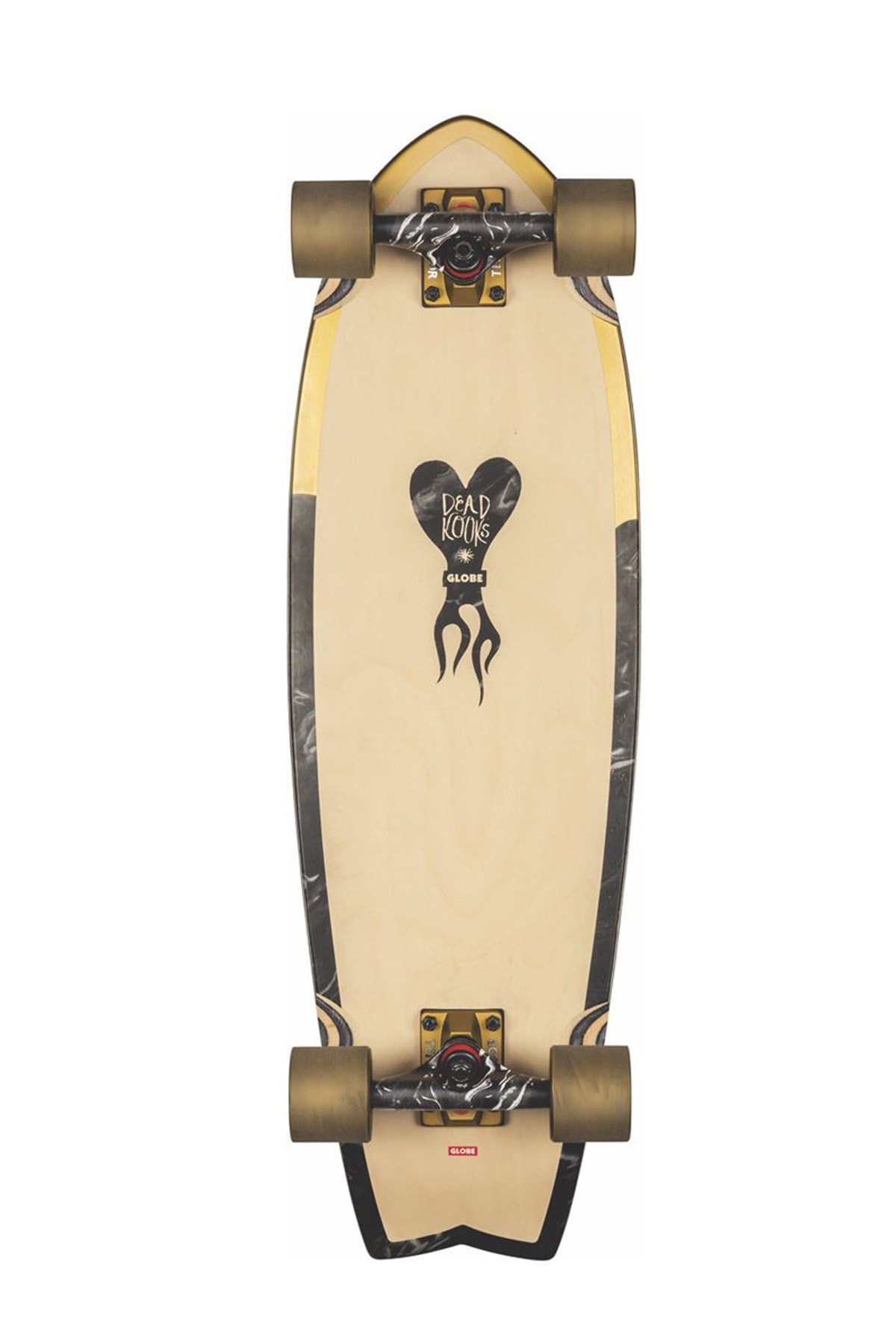 Globe Sun City Dk Gold/marble 30'' Cruiser Complete 10525031