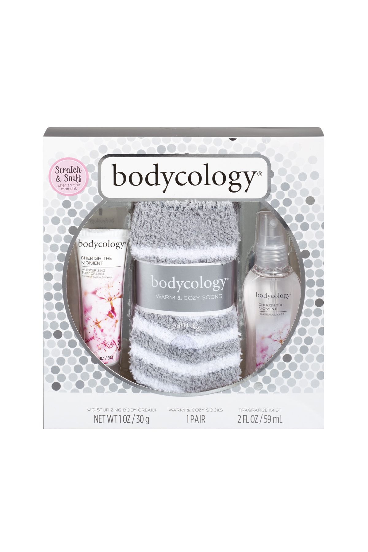 Bodycology Havlu Çoraplı Hediye Seti - Cherish The Moment