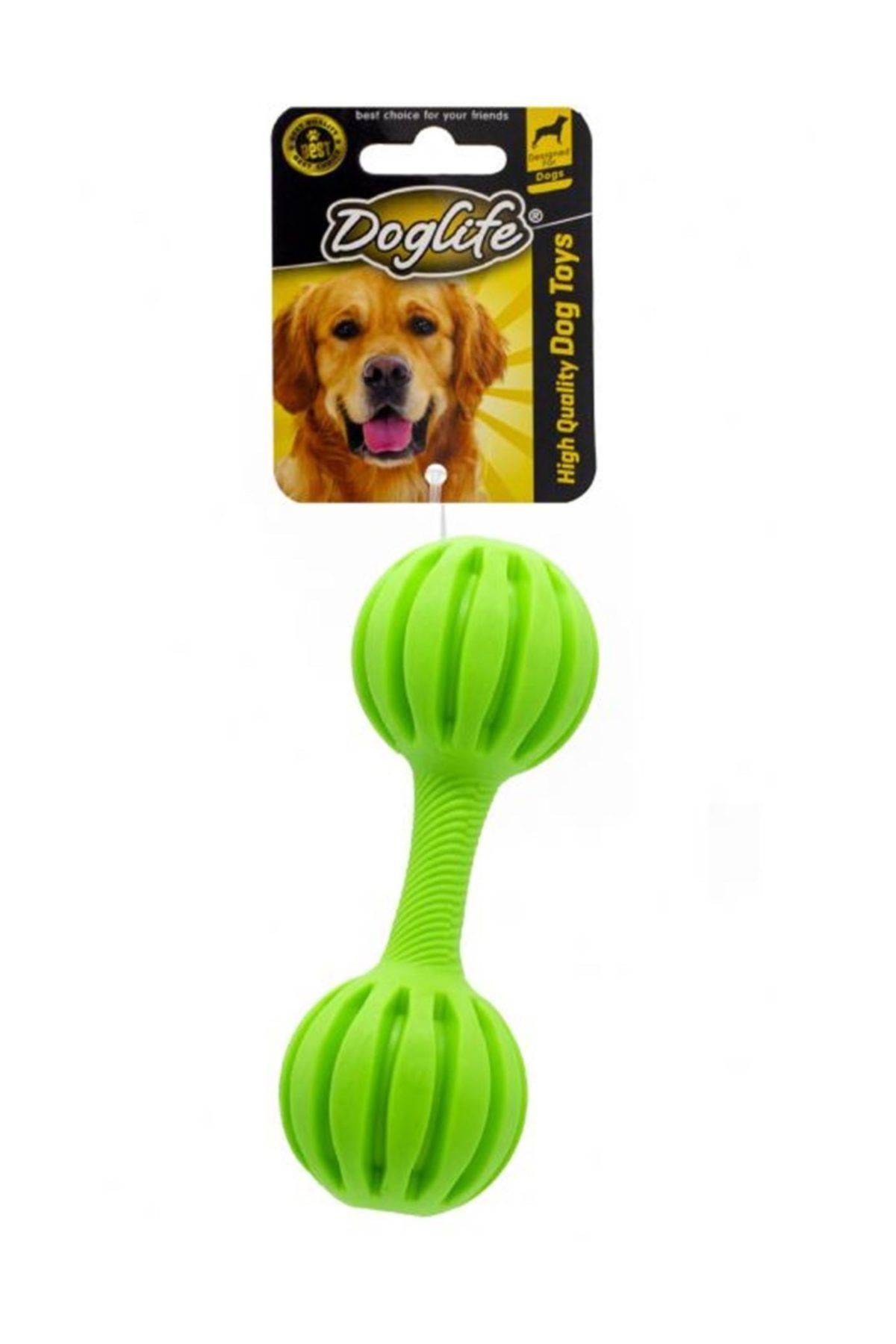 Doglife Köpekler İçin Kauçuk Dumbell Zilli Oyuncak