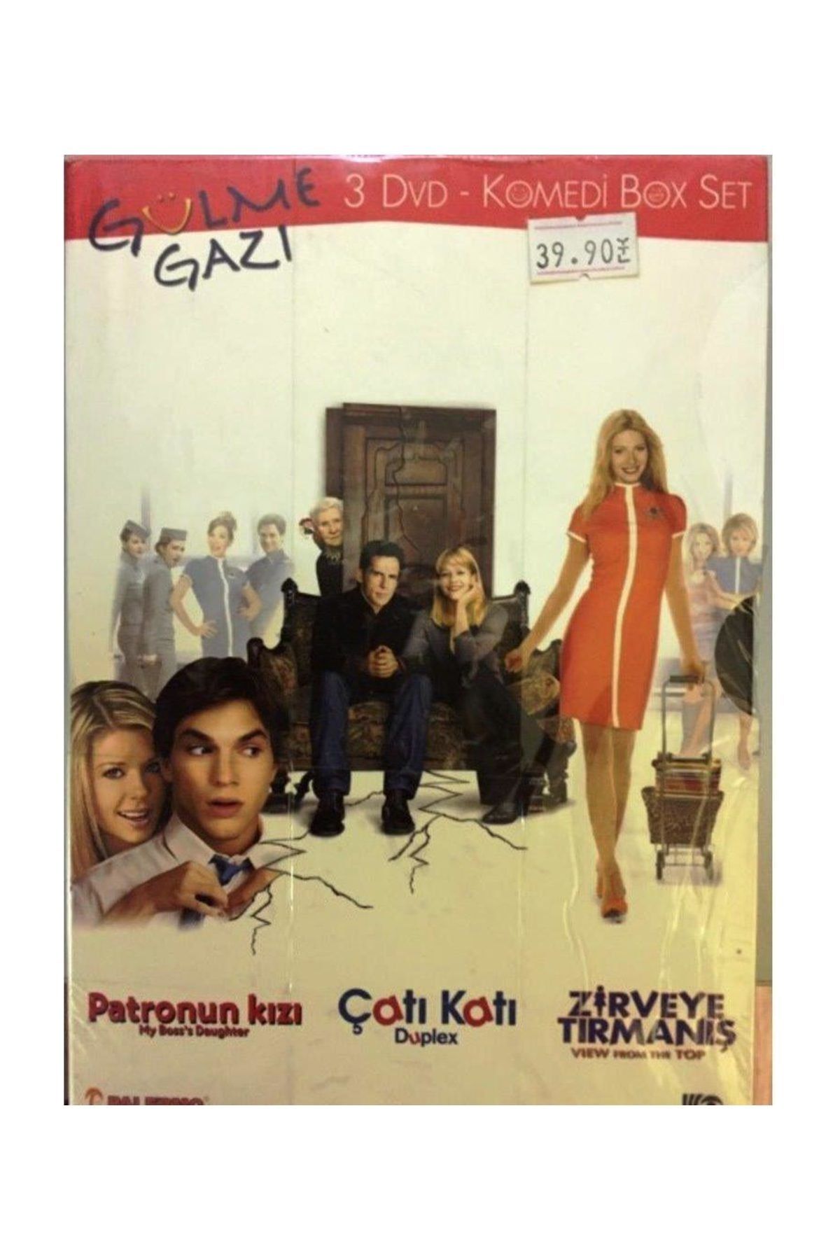 Pal DVD-Gülme Gazı (Patronun Kızı-Zirveye Tırmanış-Çatı Katı) (3 DVD SET)