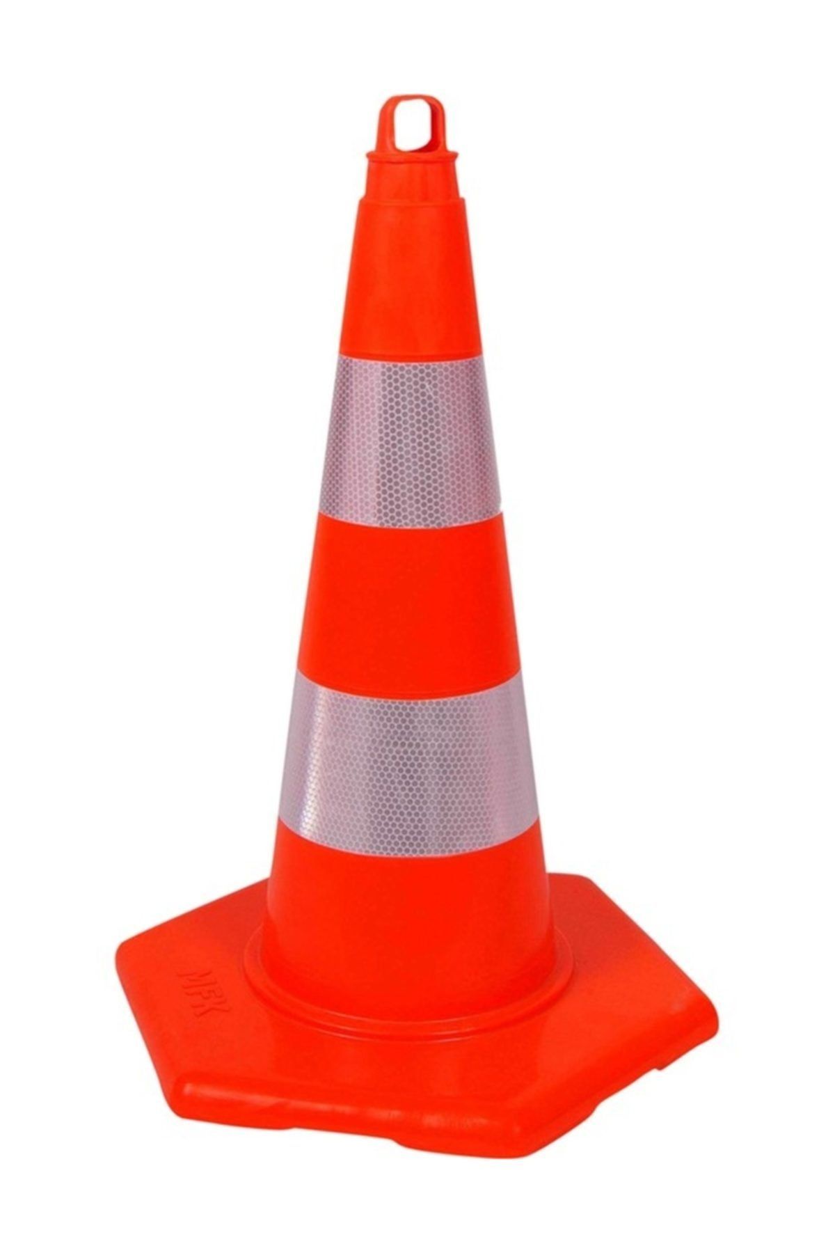 FM Trafik Kırılmaz Trafik Konisi 52 cm (çift Reflektifli)