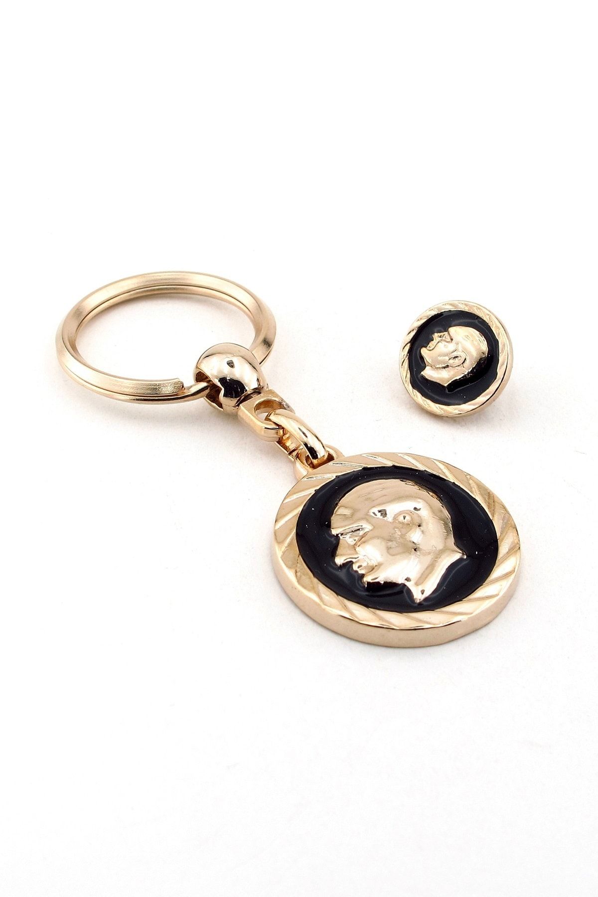 Solfera Unisex Mustafa Kemal Atatürk Metal Anahtarlik Rozet Kc487
