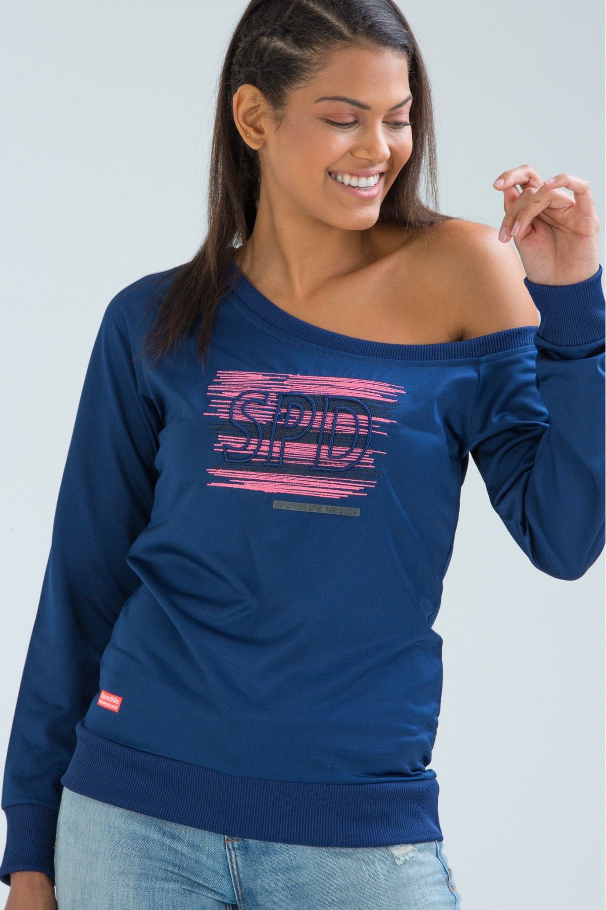speedlife Kadın Sweatshirt Fresco A.Lacivert