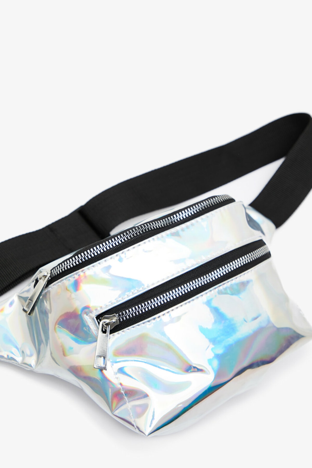 Koton Kadın Gri Fermuar Detayli Bel Çantasi 0KAL30065AA