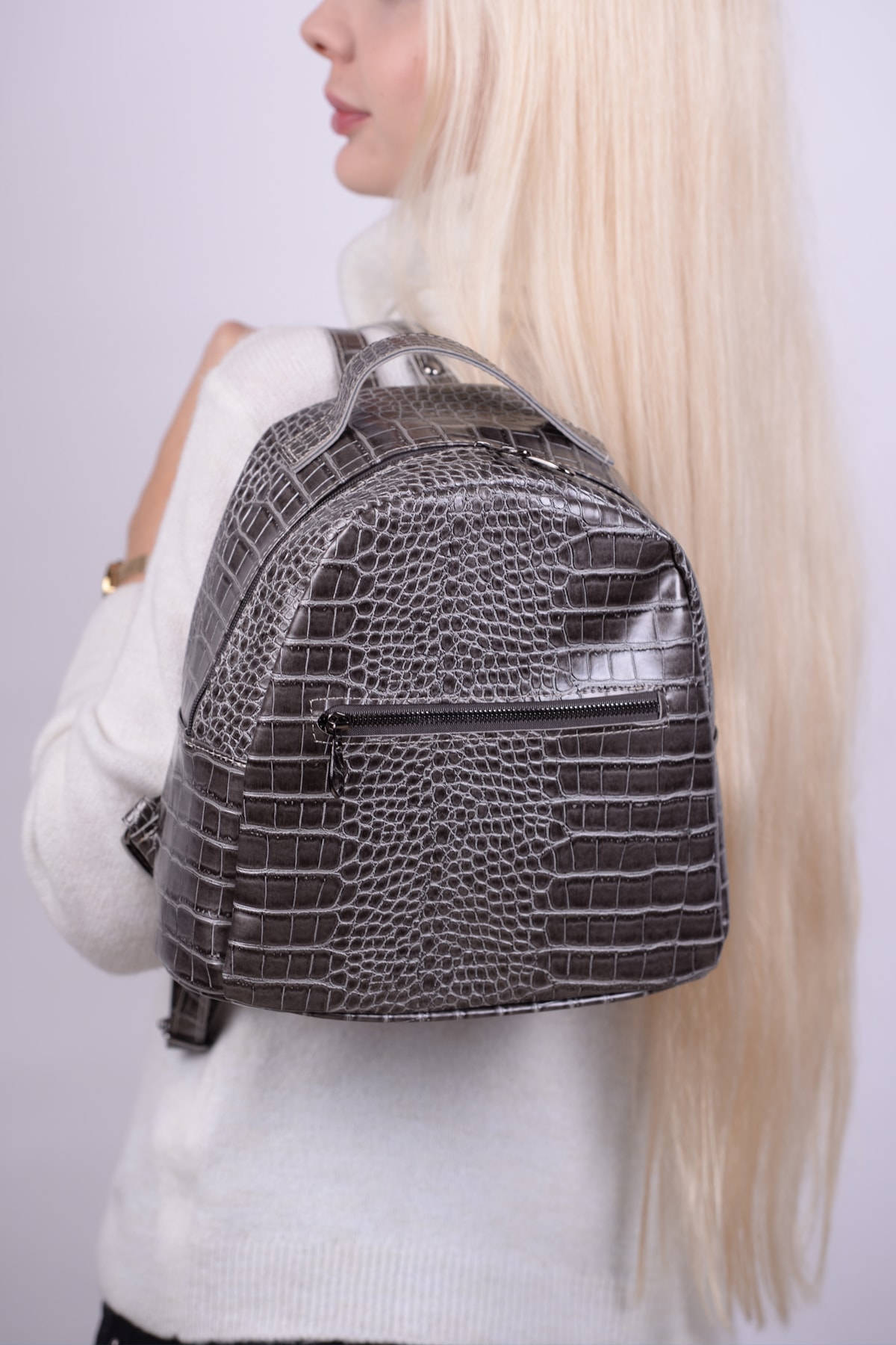 Housebags Gri Kadın Sırt Çantası 112