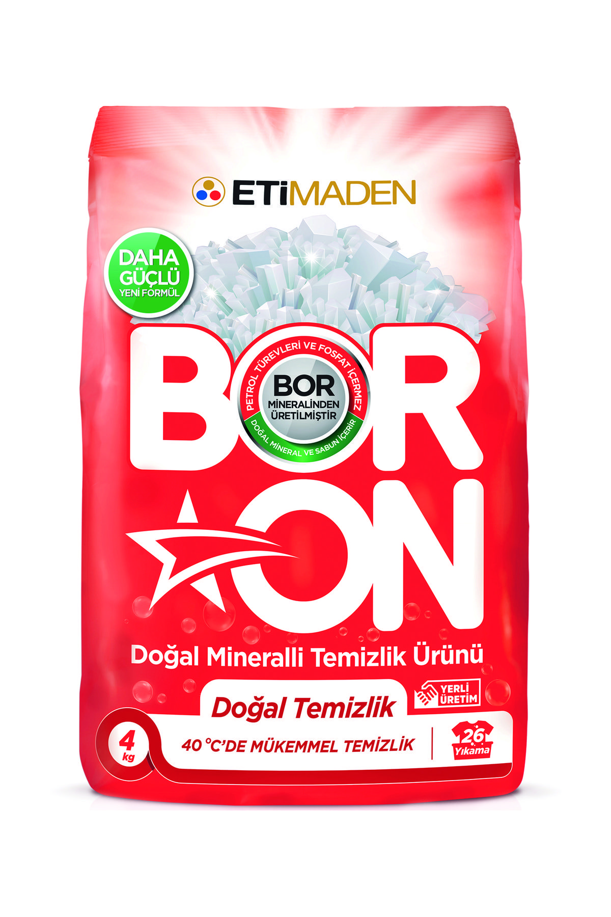 Boron Doğal Temızlik 26 Yıkama 4 Kg