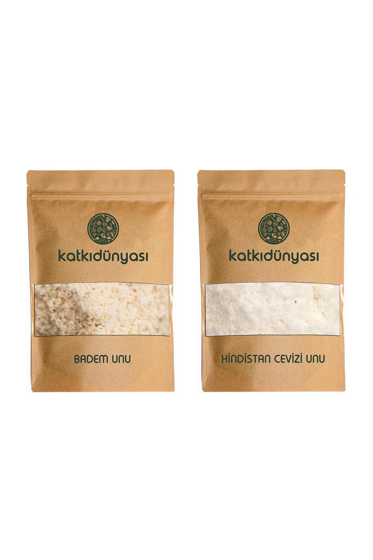 Katkı Dünyası Badem Unu 500 Gr + Hindistan Cevizi Unu 500 Gr
