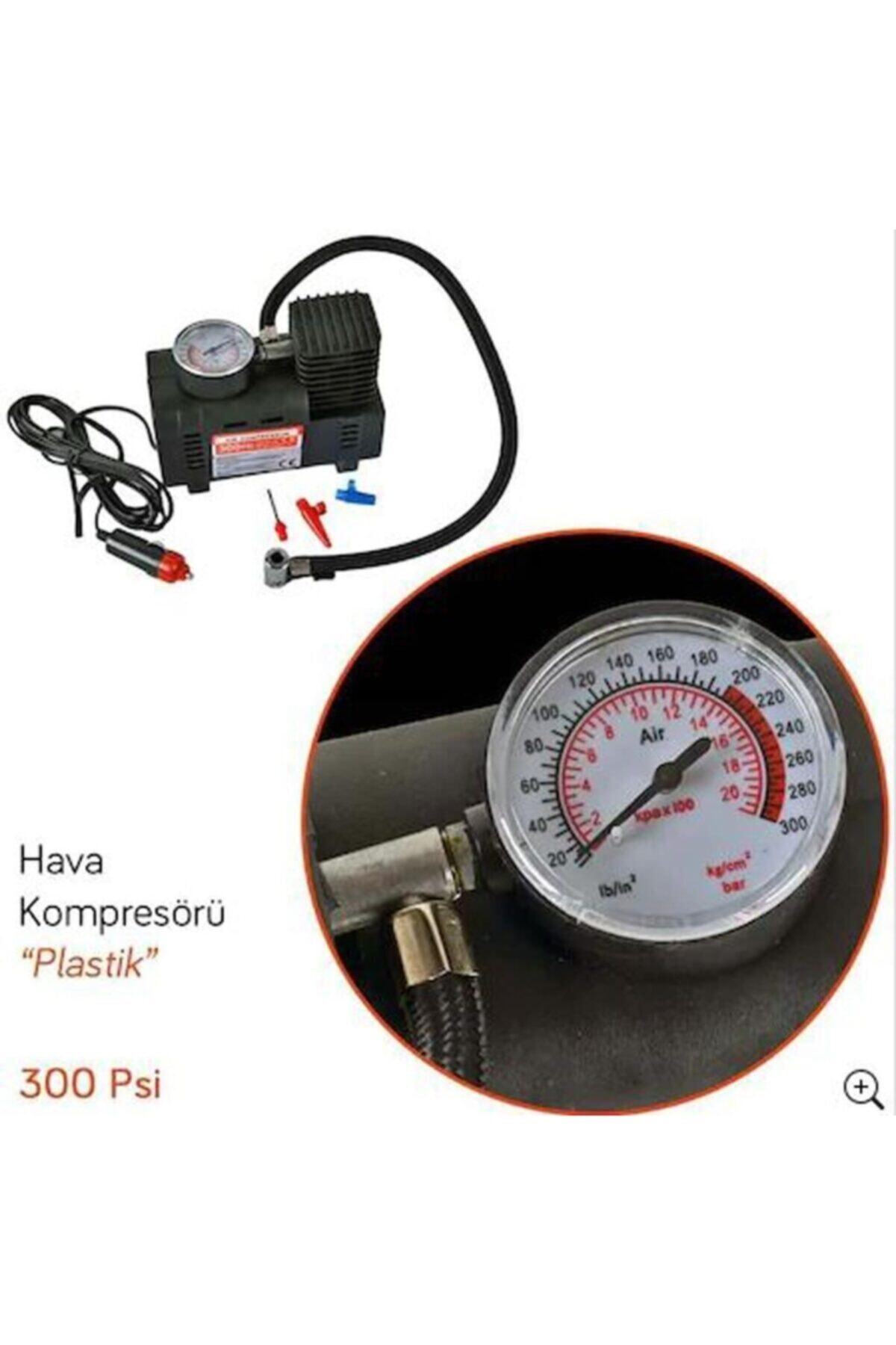 Carub 300 Psi 12v Güçlü Performans Siyah Hava Kompresörü