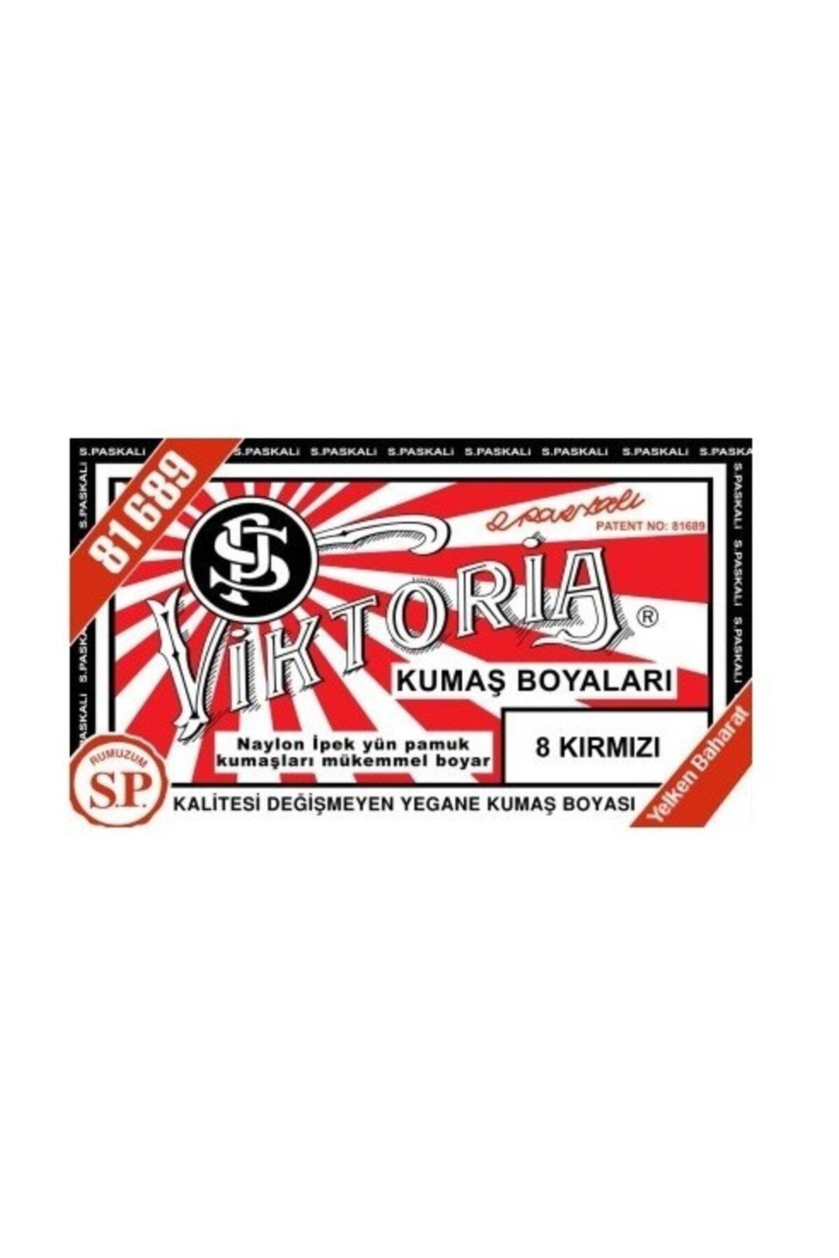 Viktoria Kumaş Boyası Kırmızı 2Pk+Fiske Sabitleme 1Pk