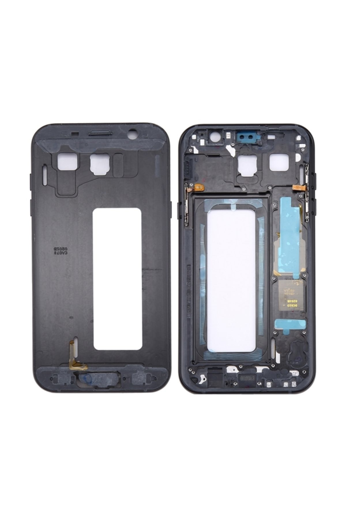 Ally Mobile Ally Samsung Galaxy A7 2017 A720 Için Orta Kasa Orta Panel Siyah