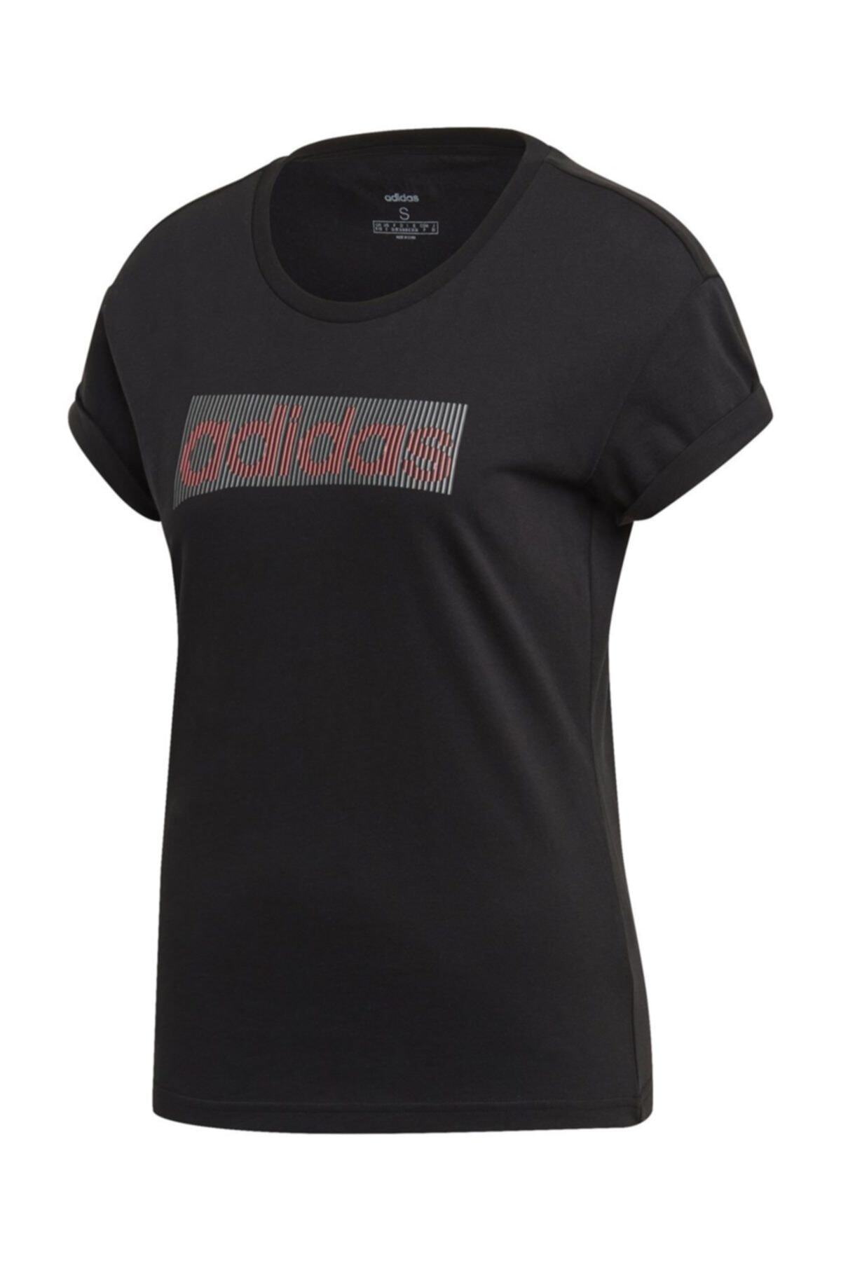 adidas W SPCL PRNT T 2 Siyah Kadın T-Shirt 101117820