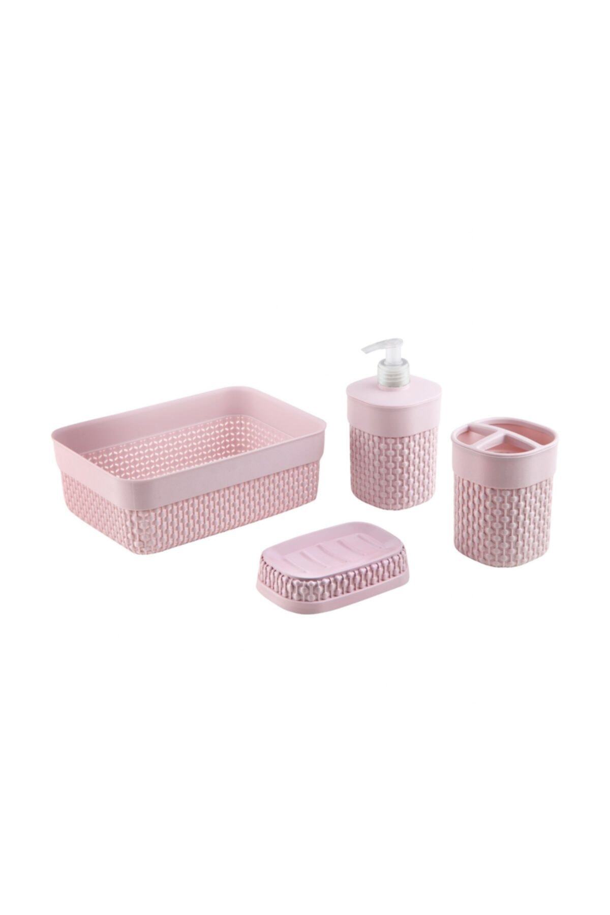 Redro Home 4lü Banyo Seti Pudra