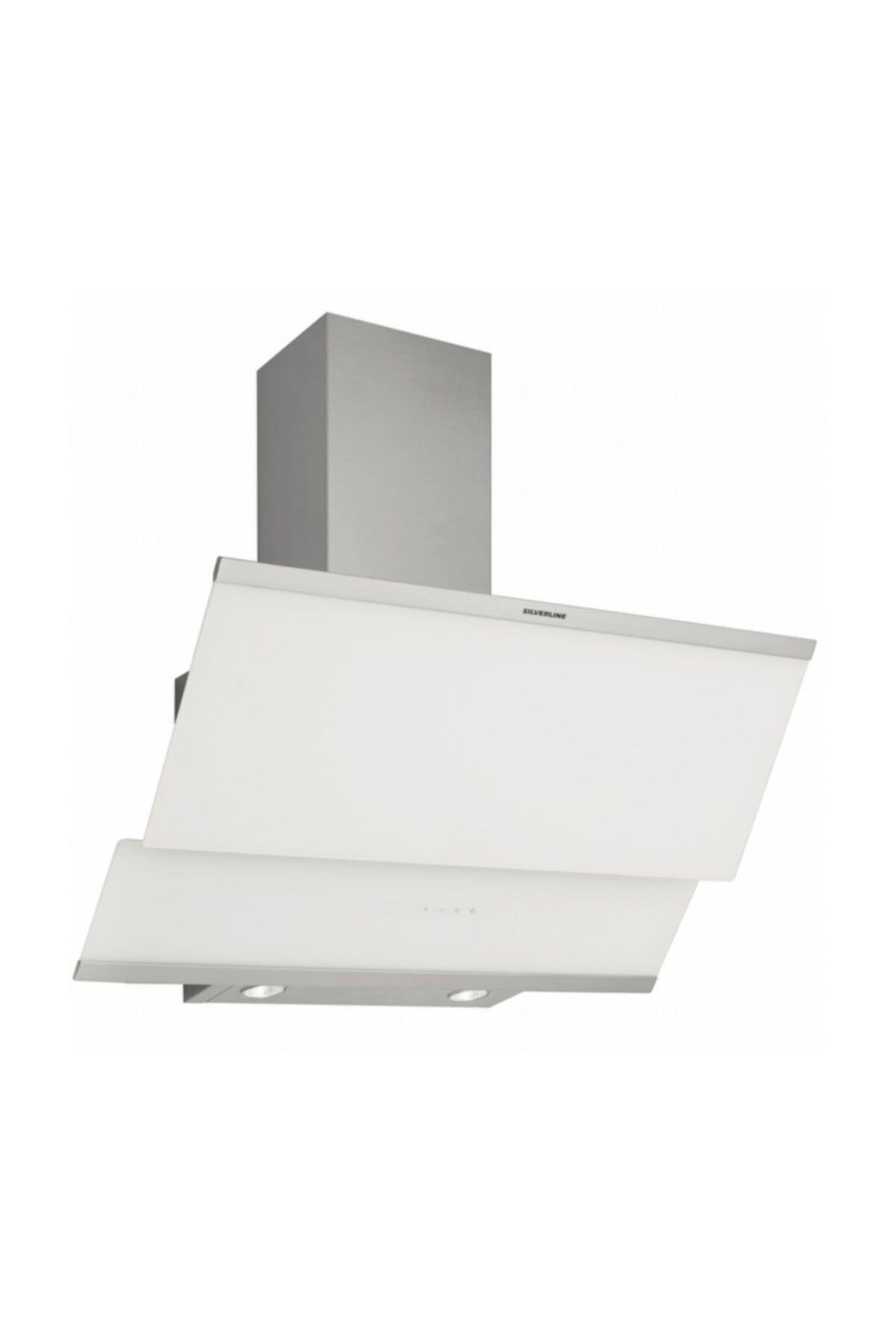 Silverline 3420 Classy 90 Cm Beyaz Cam Davlumbaz