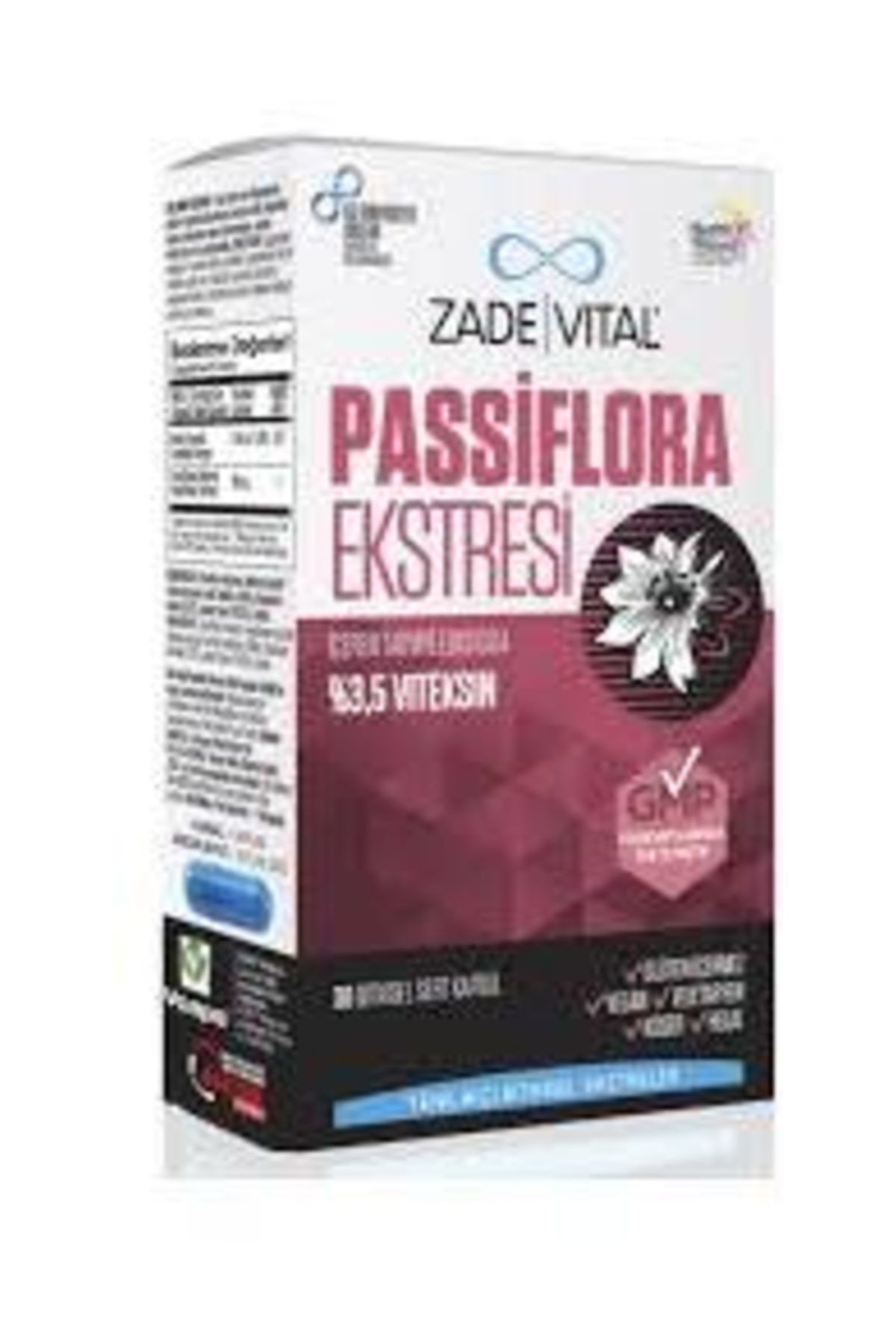Zade Vital Passiflora 30 Kapsül