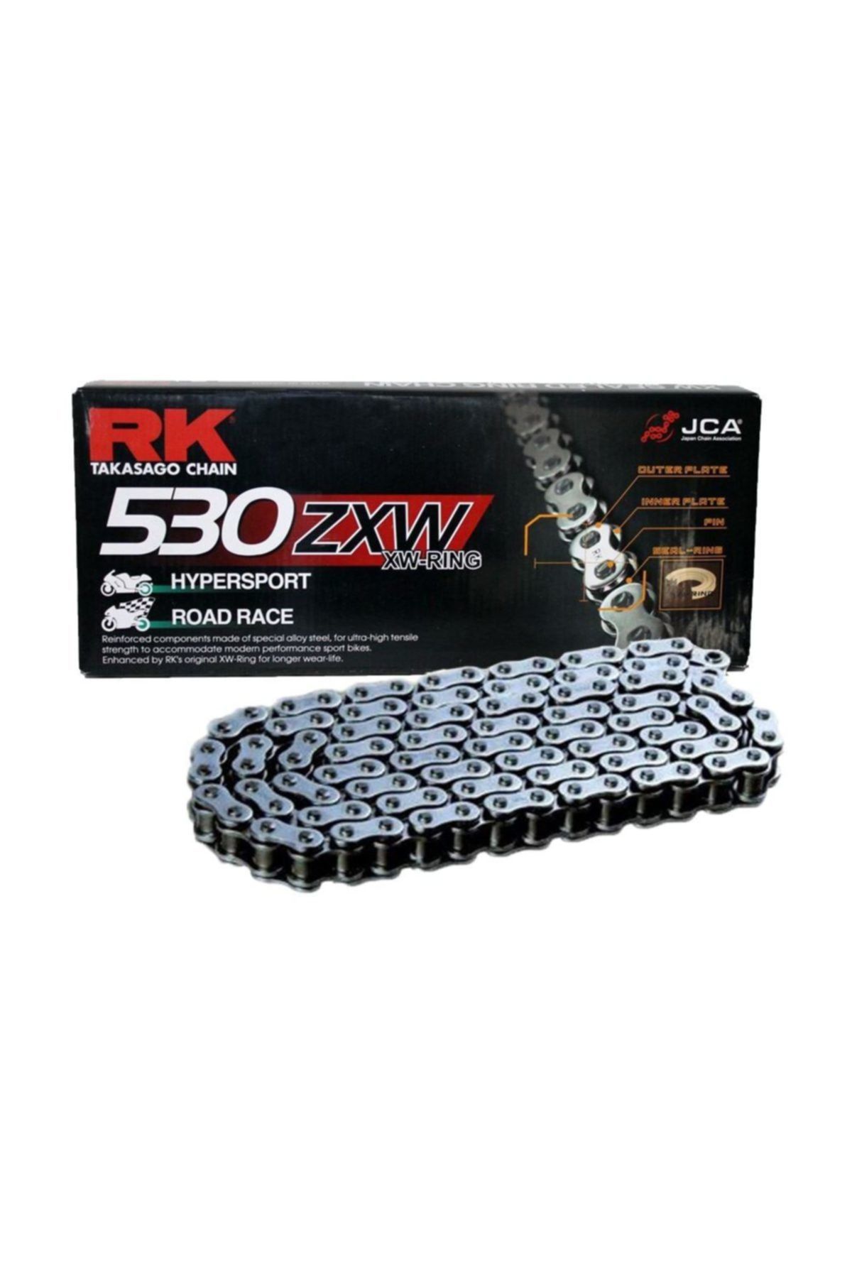 RK Kawasaki Zrx 1200 S  Xw-ring Zincir 530 Zxw 120l 2001-0