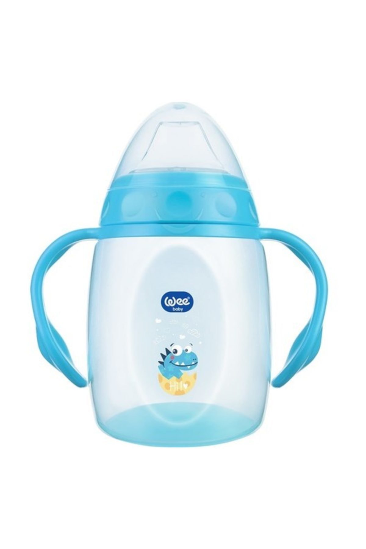 Wee Baby Kulplu Pipetli Bardak 250 ml Mavi 6+ay