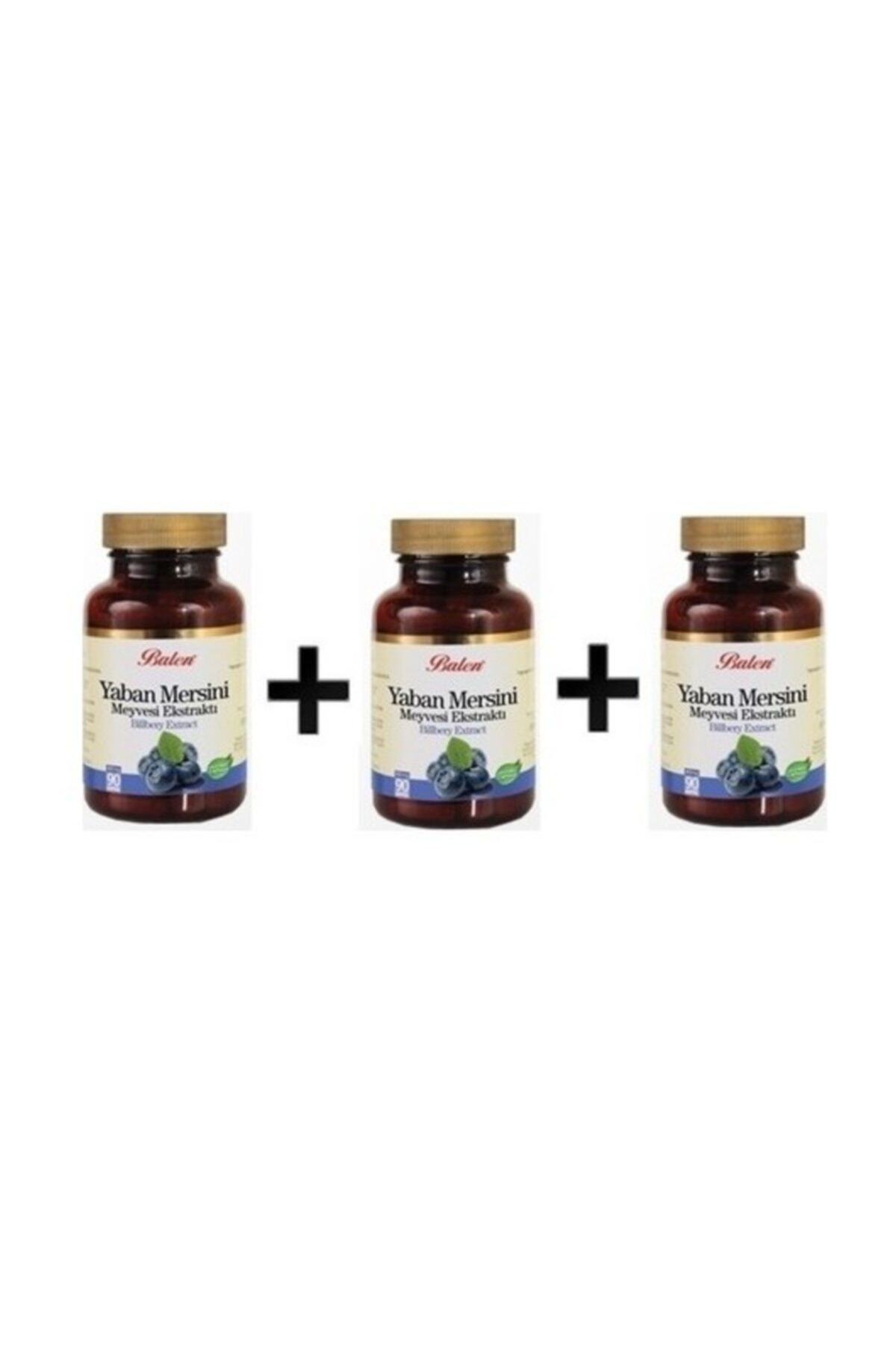 Balen Yaban Mersini Ekstraktı 90 Kapsül 3 Adet