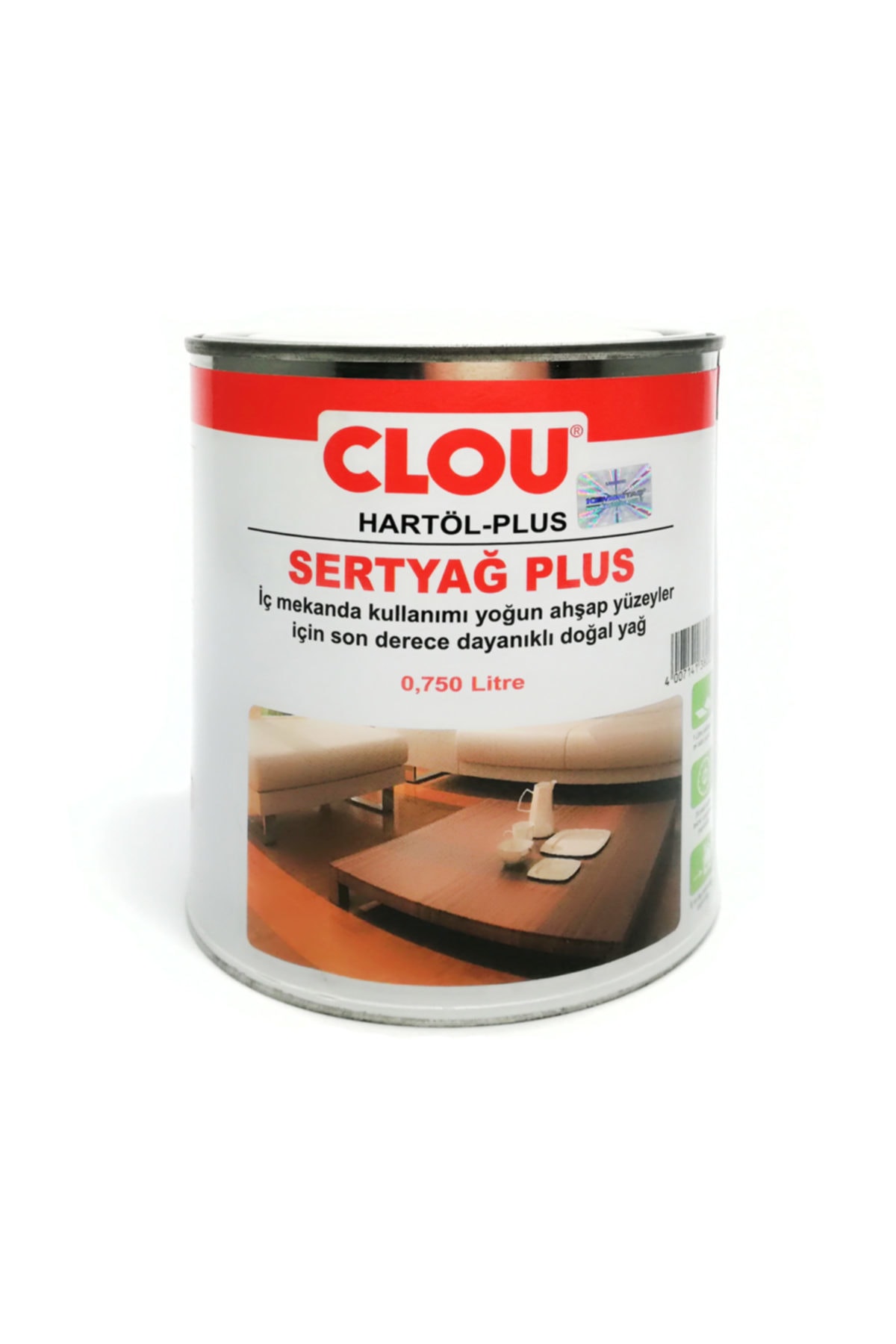 Clou Sert Ahşap Yağı Plus 750 Ml