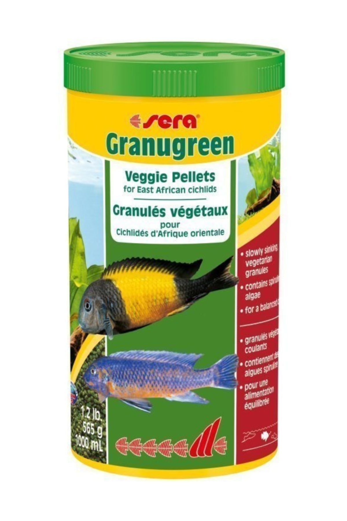 SERA Granugreen Balık Yemi 100 ml  55 gr
