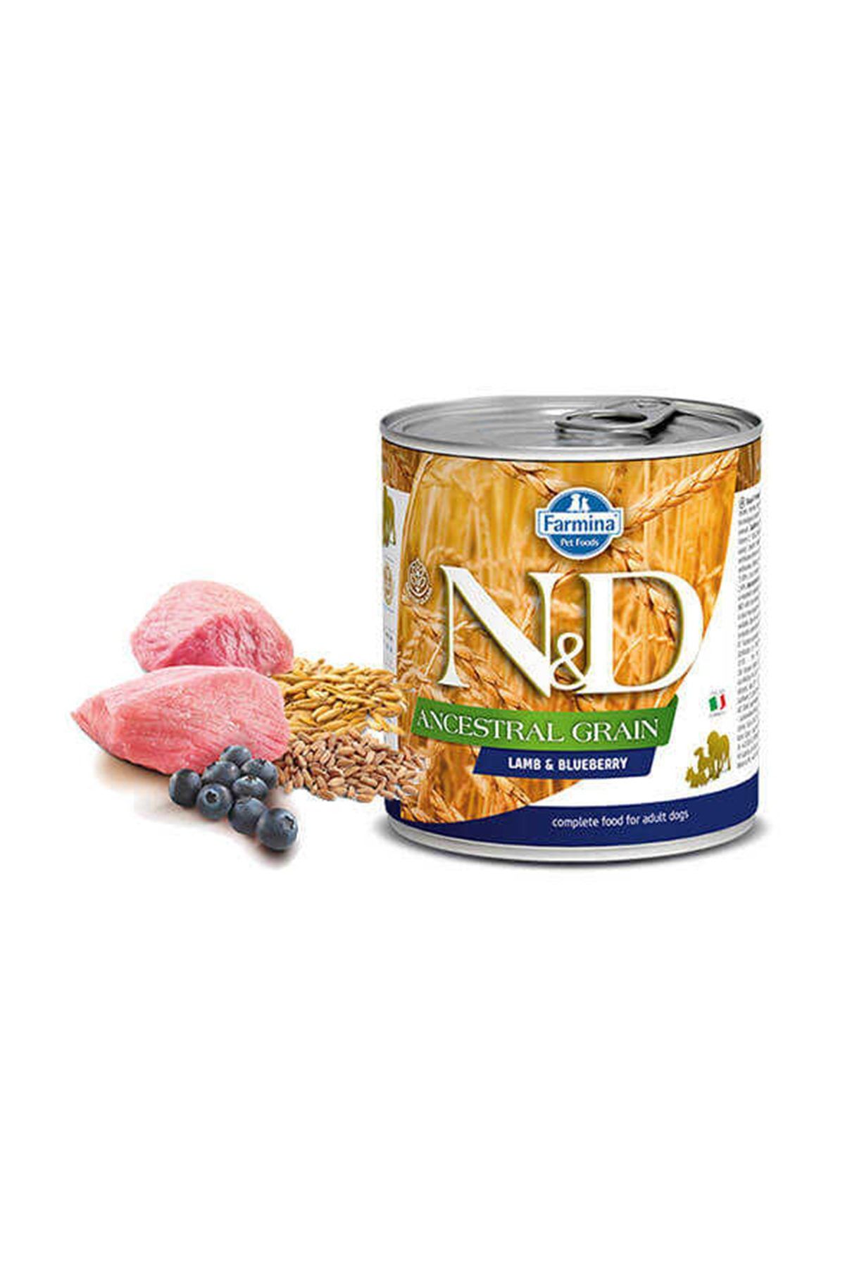 N&D Düşük Tahıllı Kuzu  & Y.Mersini Köpek Konserve 285 gr