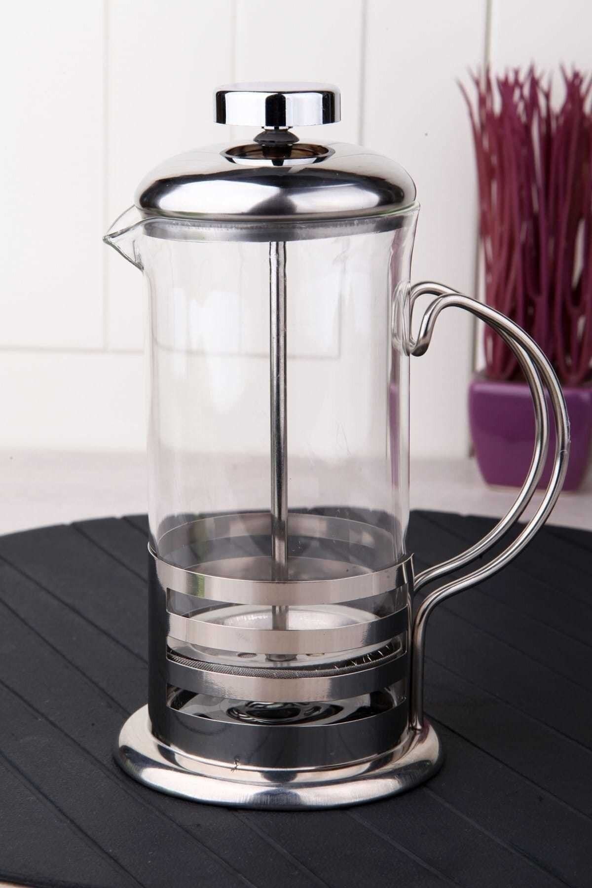 Selenica Cam Üzeri Çelik Kaplama 350ml French Press
