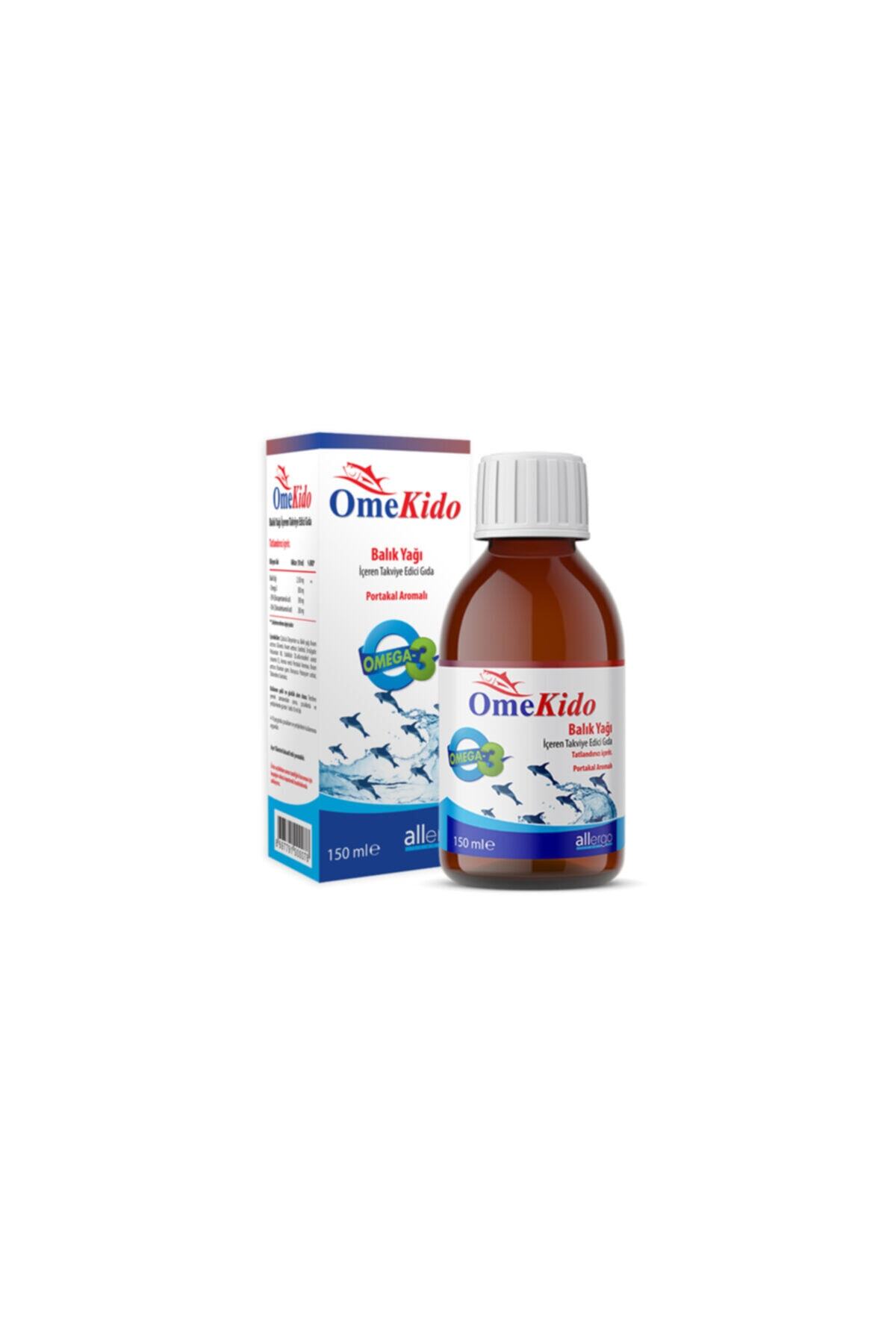 Allergo Omekido Omega 3 Balık Yağı 150 Ml - Portakal Aromalı