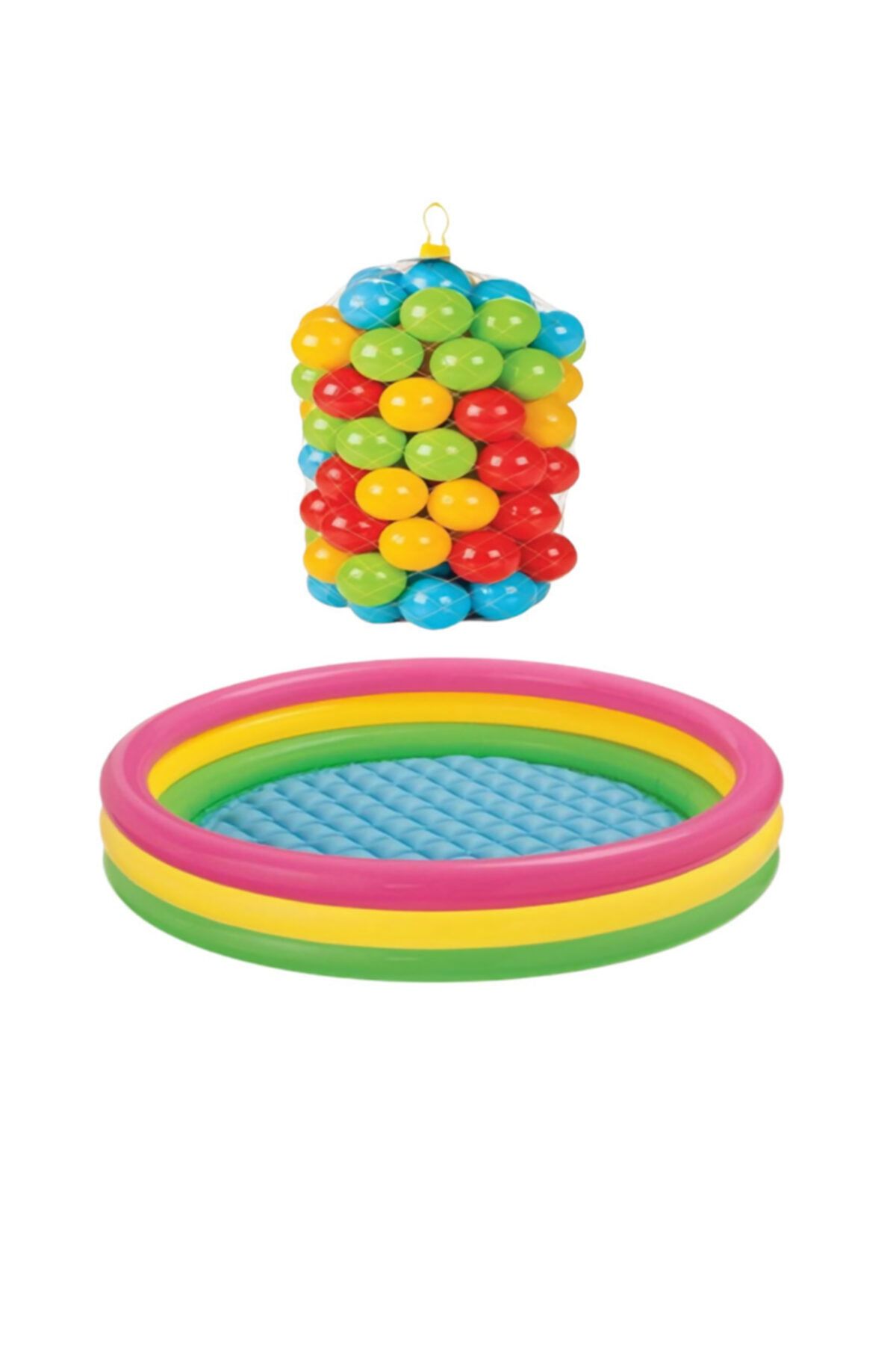 Intex Bebek Oyun Havuzu (86x25cm)+25 Top(6cm)