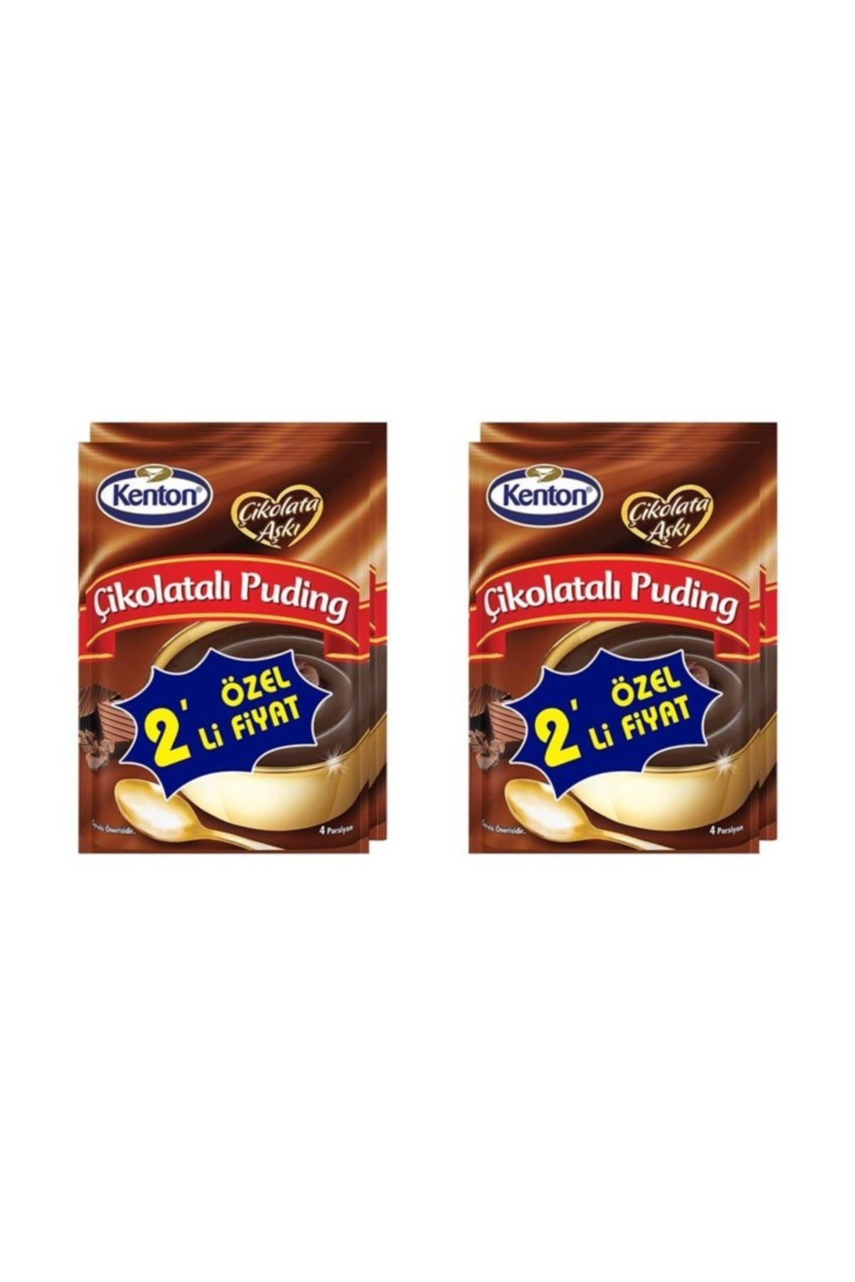 Kenton Puding Çikolata Aşkı Çikolatalı 2'li (promosyon) 2'li