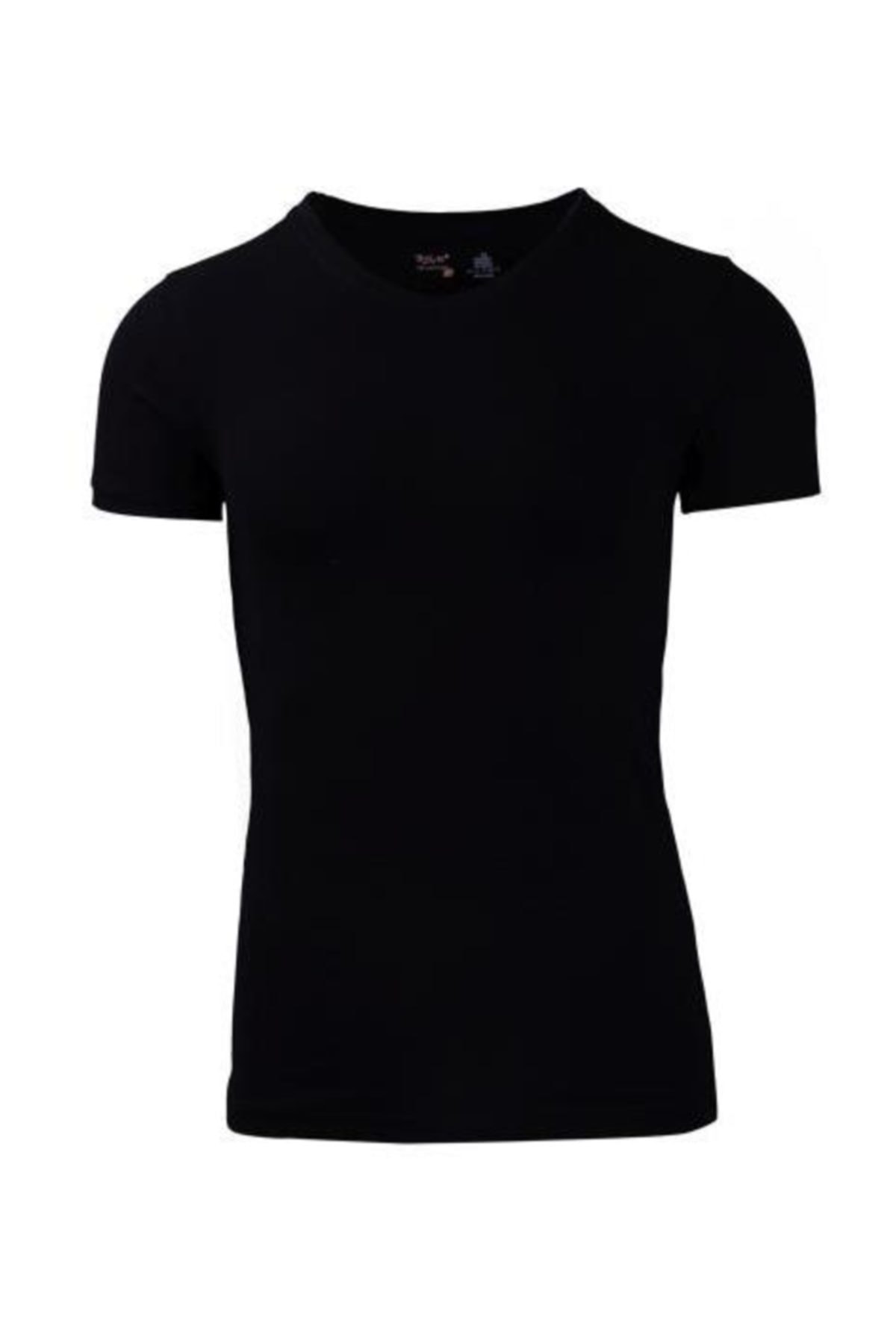 BSM Erkek 2 Li Paket Modal Pamuk V Yaka Siyah Badi Fanila 41603