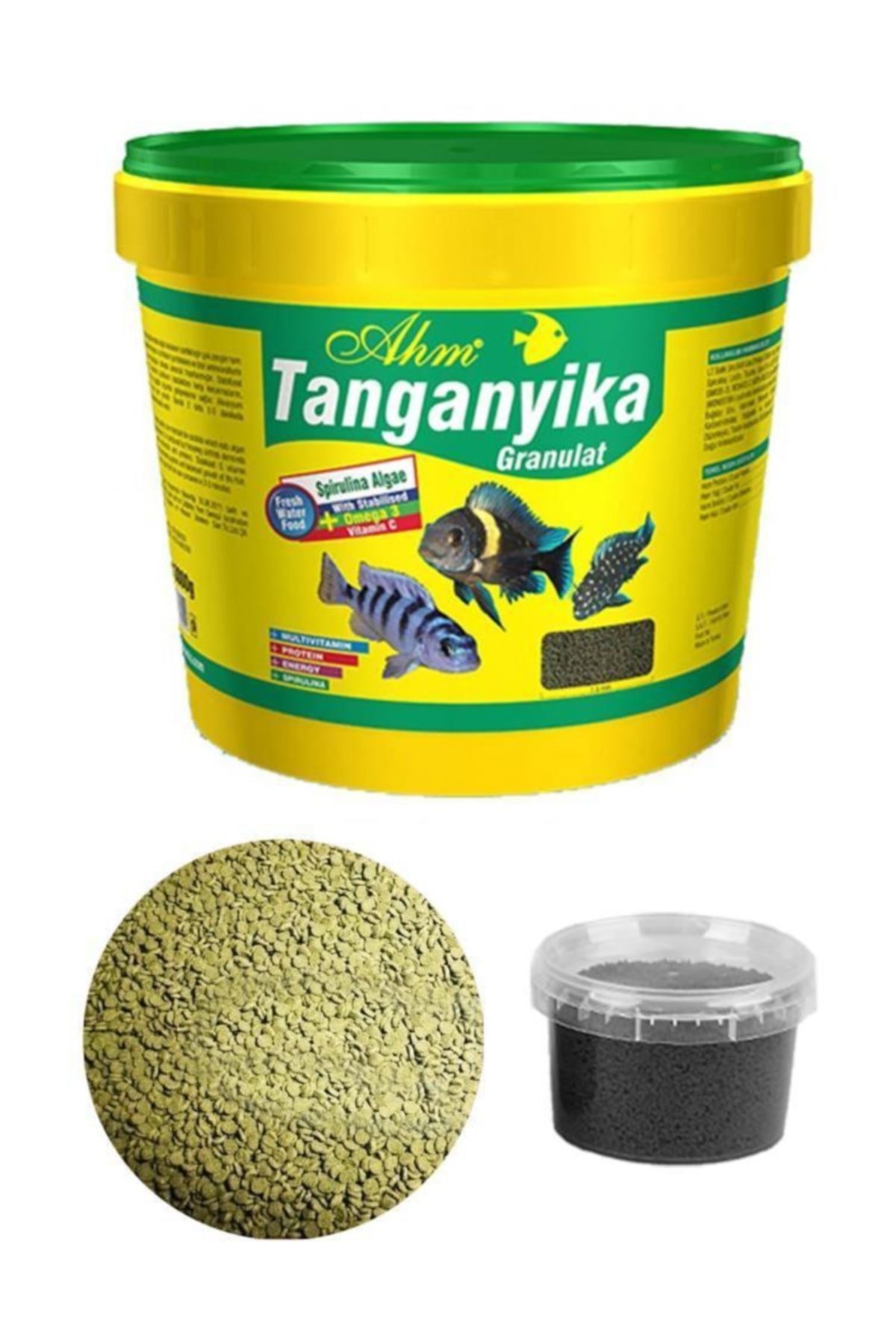 Ahm Tanganyika Green Granulat 1 kg Granül Balık Yemi